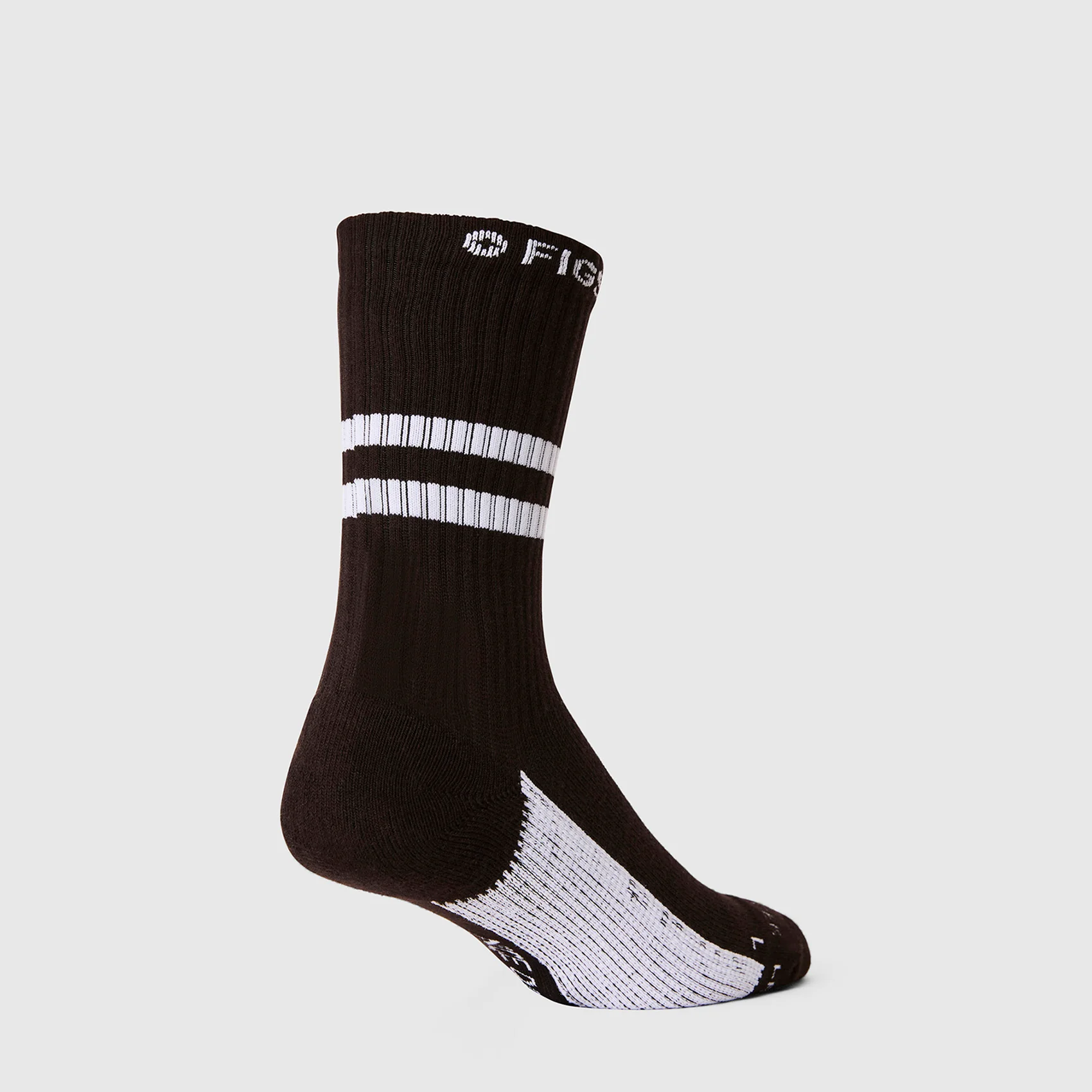 unisex Black Stripe FIGS | ArchTek® 15-20 mmHg - Crew Compression Socks - Image 4
