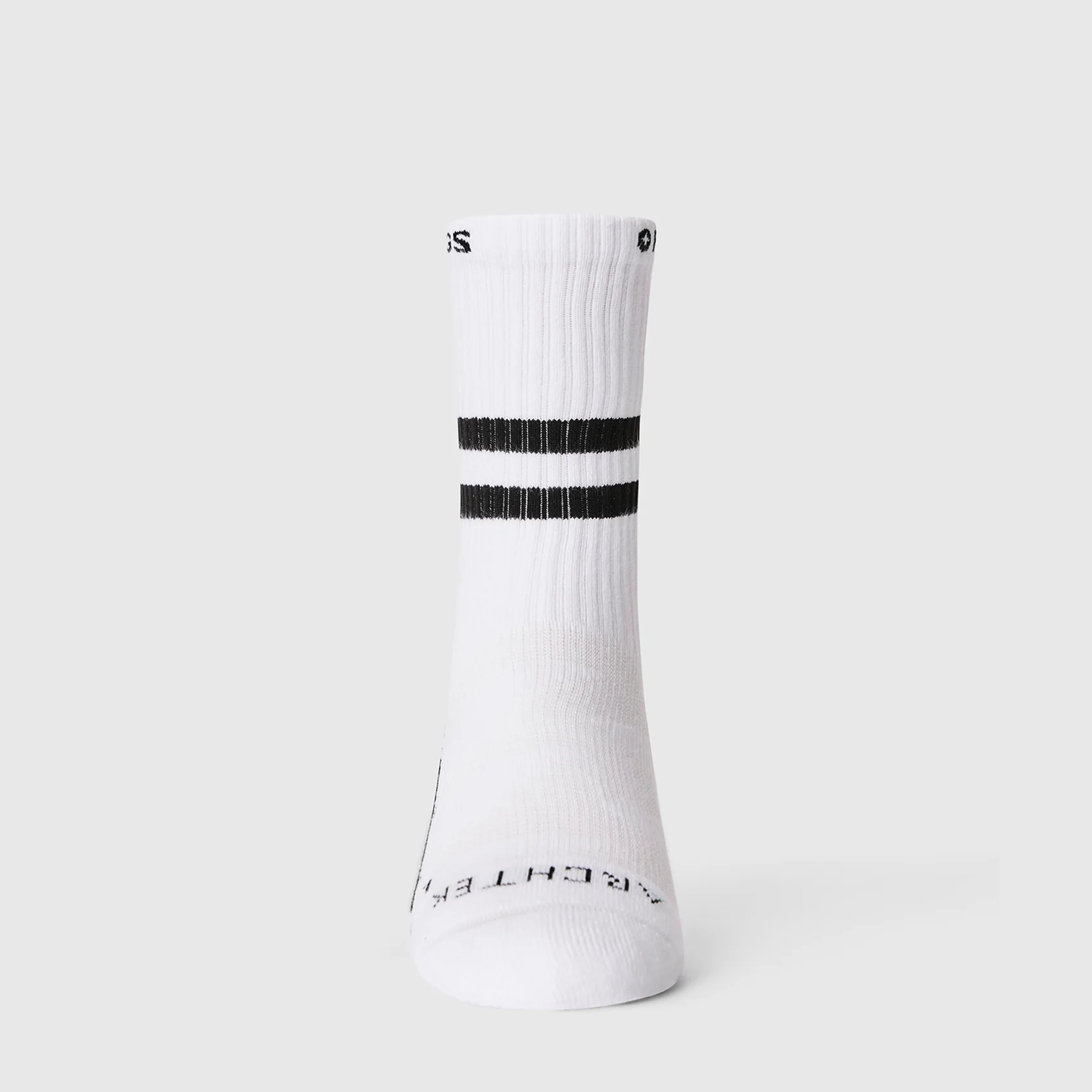 unisex White Stripe FIGS | ArchTek® 15-20 mmHg - Crew Compression Socks - Image 3