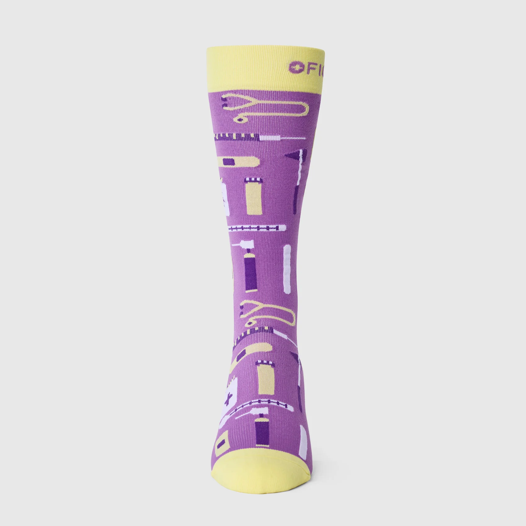 unisex Wild Iris Fully Equipped - Compression Socks - Image 3
