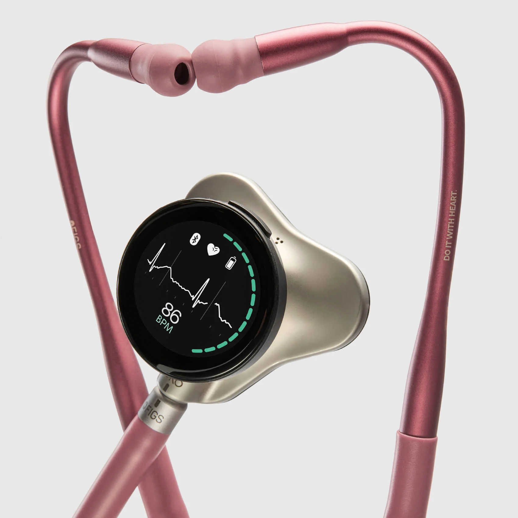 The Mauve FIGS | Eko CORE 500 Digital Stethoscope™ Set - Image 6