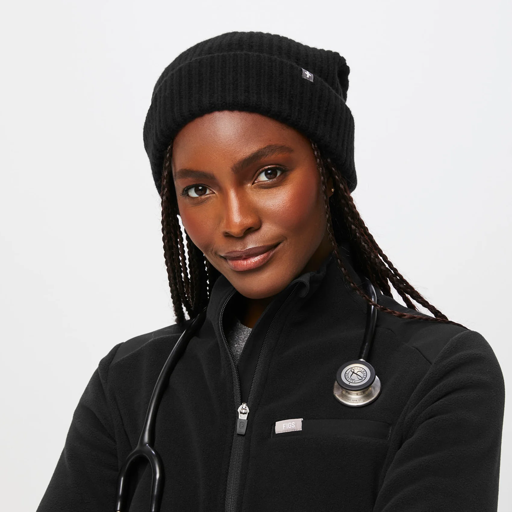 Black Oversized Beanie - Image 4