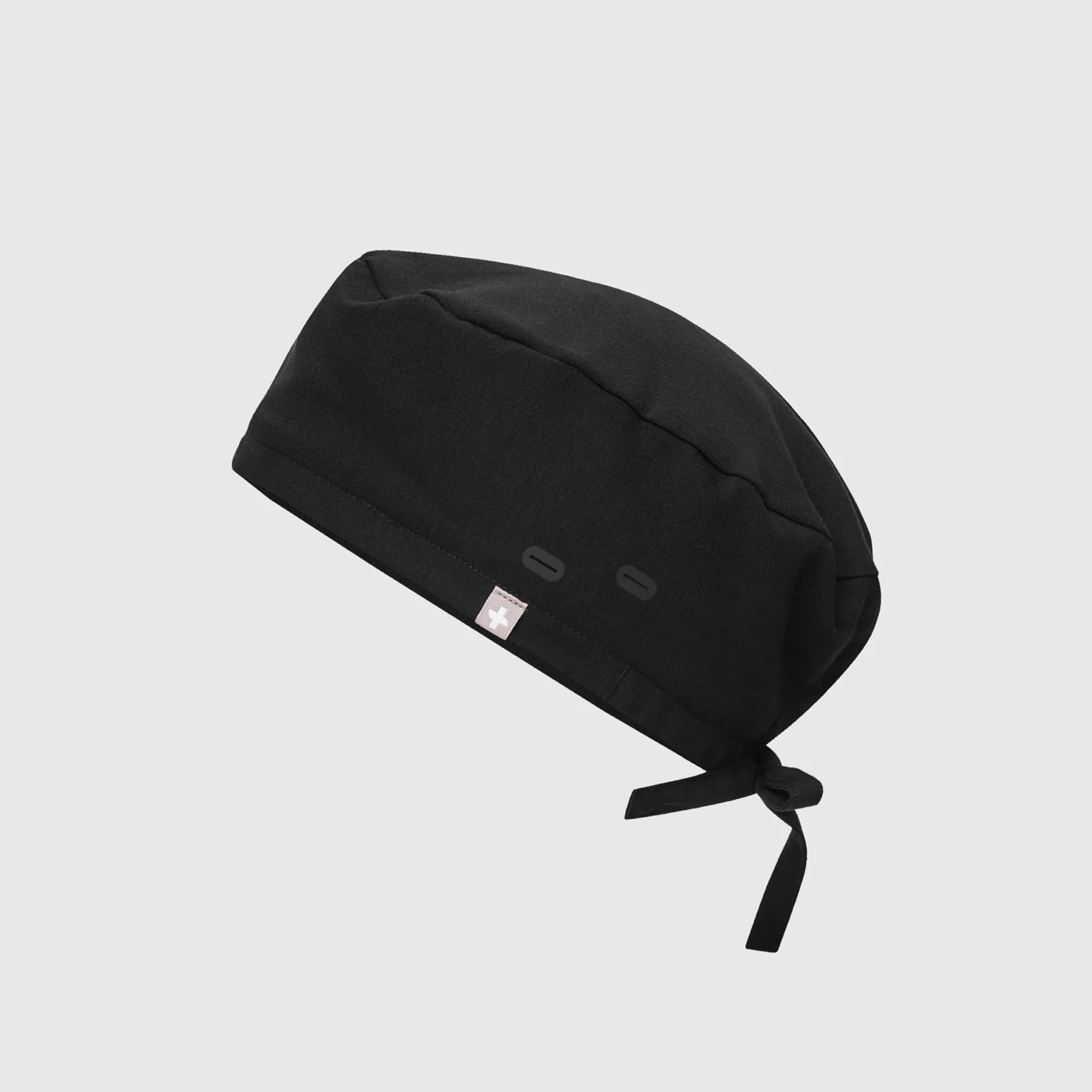 Black Modern - Classic Scrub Cap Buttonholes
