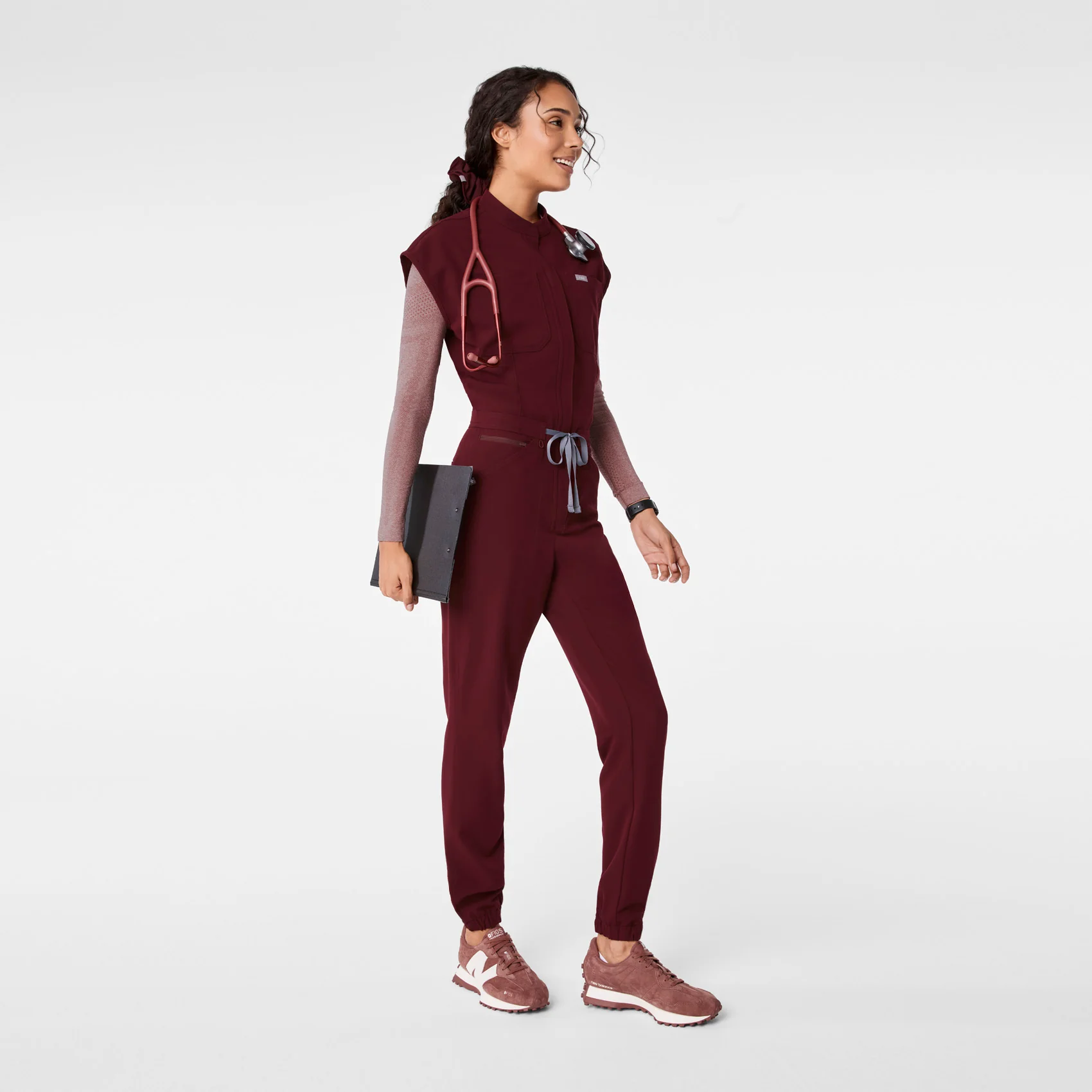 Burgundy Scrunchie - Image 5