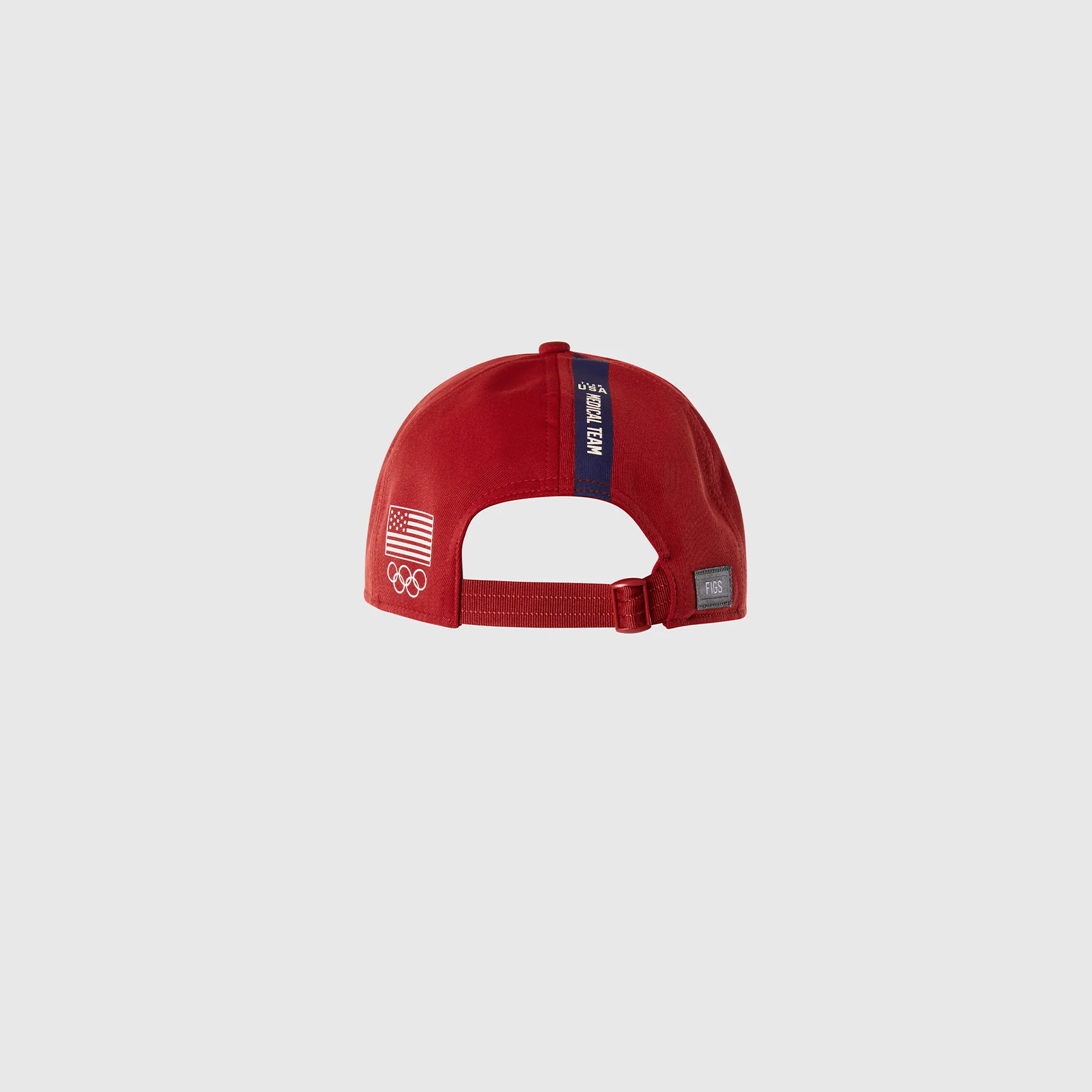 unisex Team USA Red FIGS x Team USA Baseball Cap - Image 3