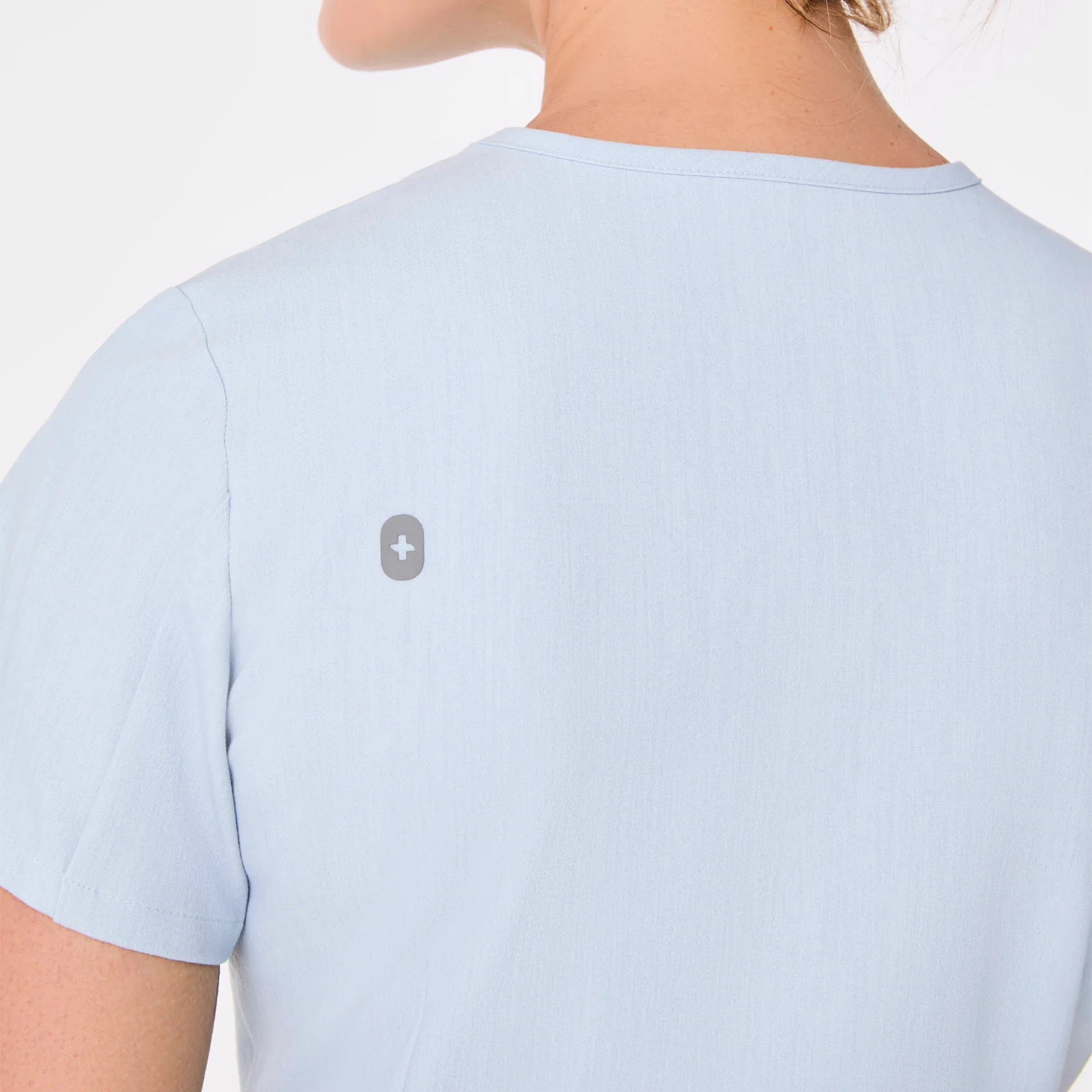 women's Chambray Adra V-Neck - Scrub Top - Image 5