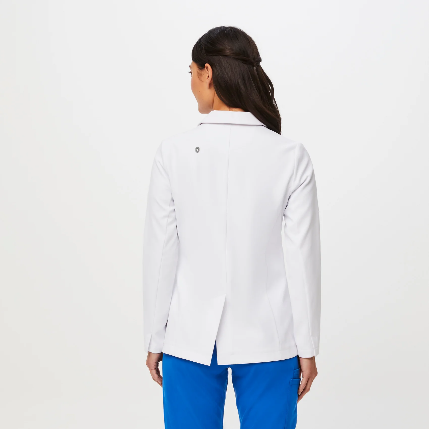 Women's White Bellevue - Slim Short Lab Coat - Image 4