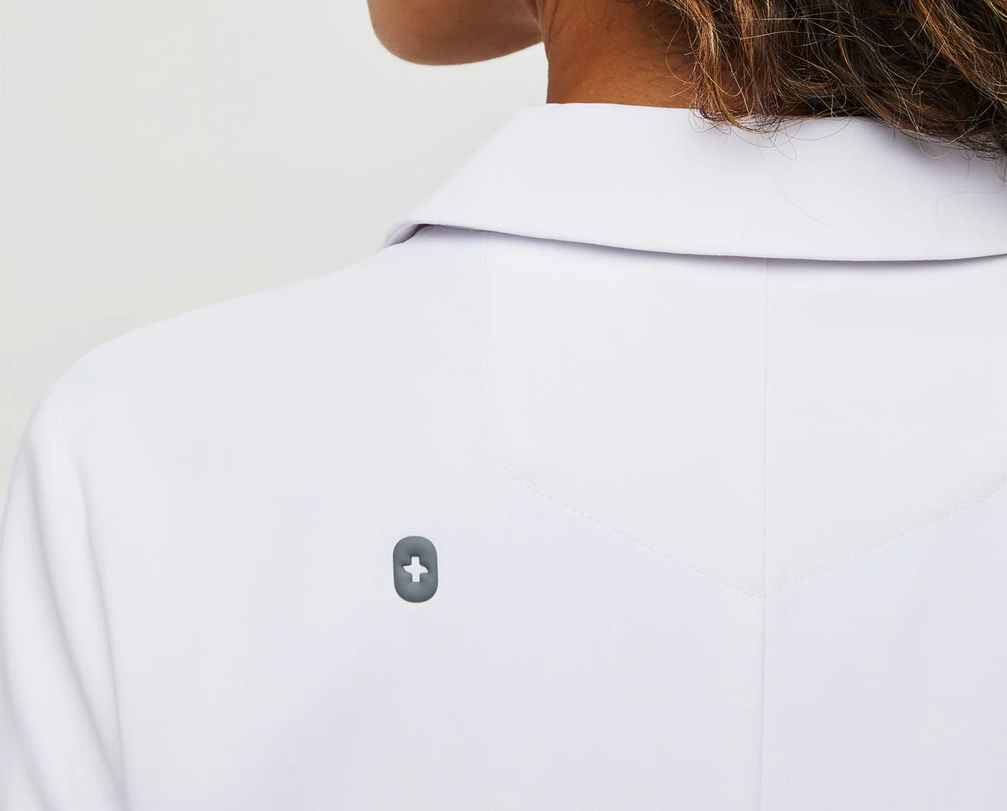 Women's White Bellevue - Slim Short Lab Coat - Image 6