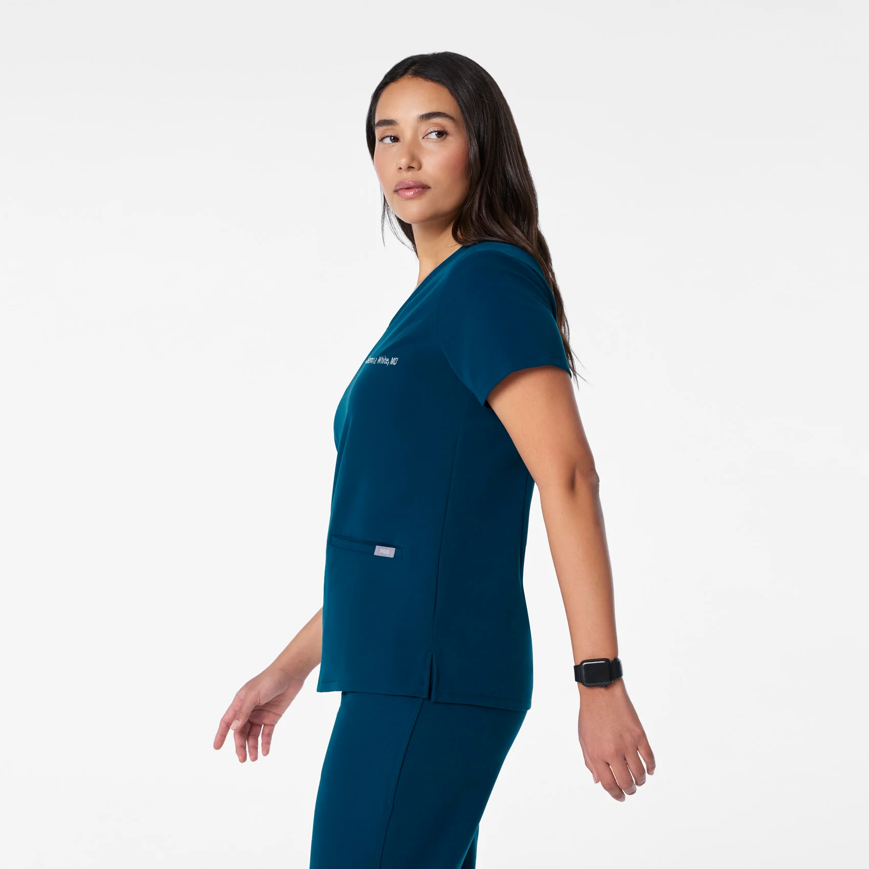 women's Deep Reef Casma - Three-Pocket Scrub Top™ - Image 3