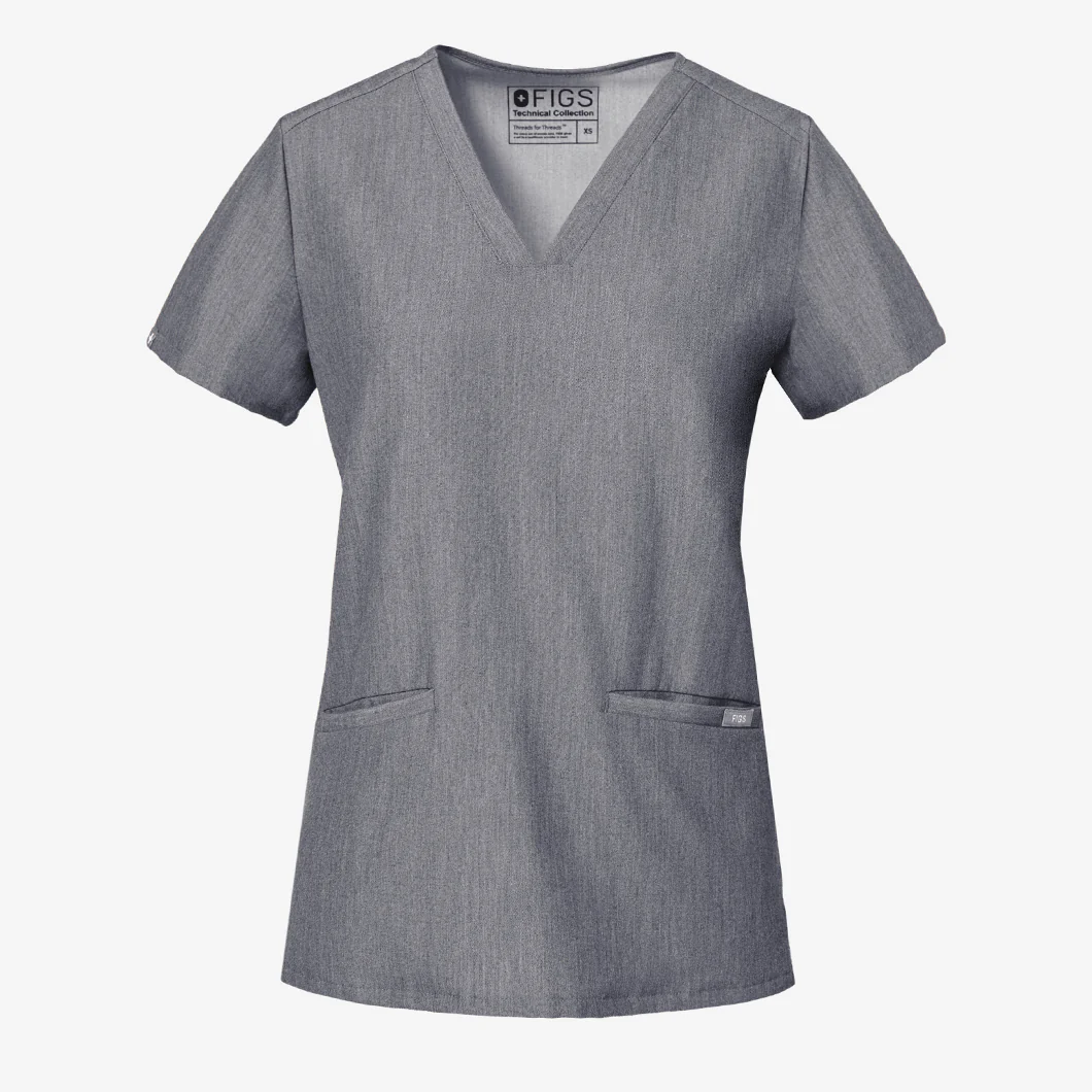 women's Mauve Casma™ - Three-Pocket Scrub Top - Image 7
