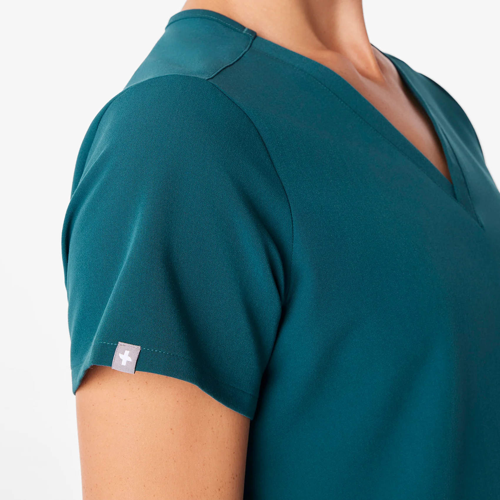 women's Caribbean Blue Catarina - One-Pocket Scrub Top™ - Image 7