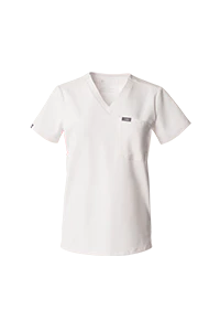 women's Off White Catarina - One-Pocket Scrub Top™ - Image 7