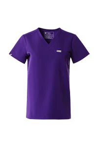 women's Purple Pulse Catarina - One-Pocket Scrub Top™ - Image 10