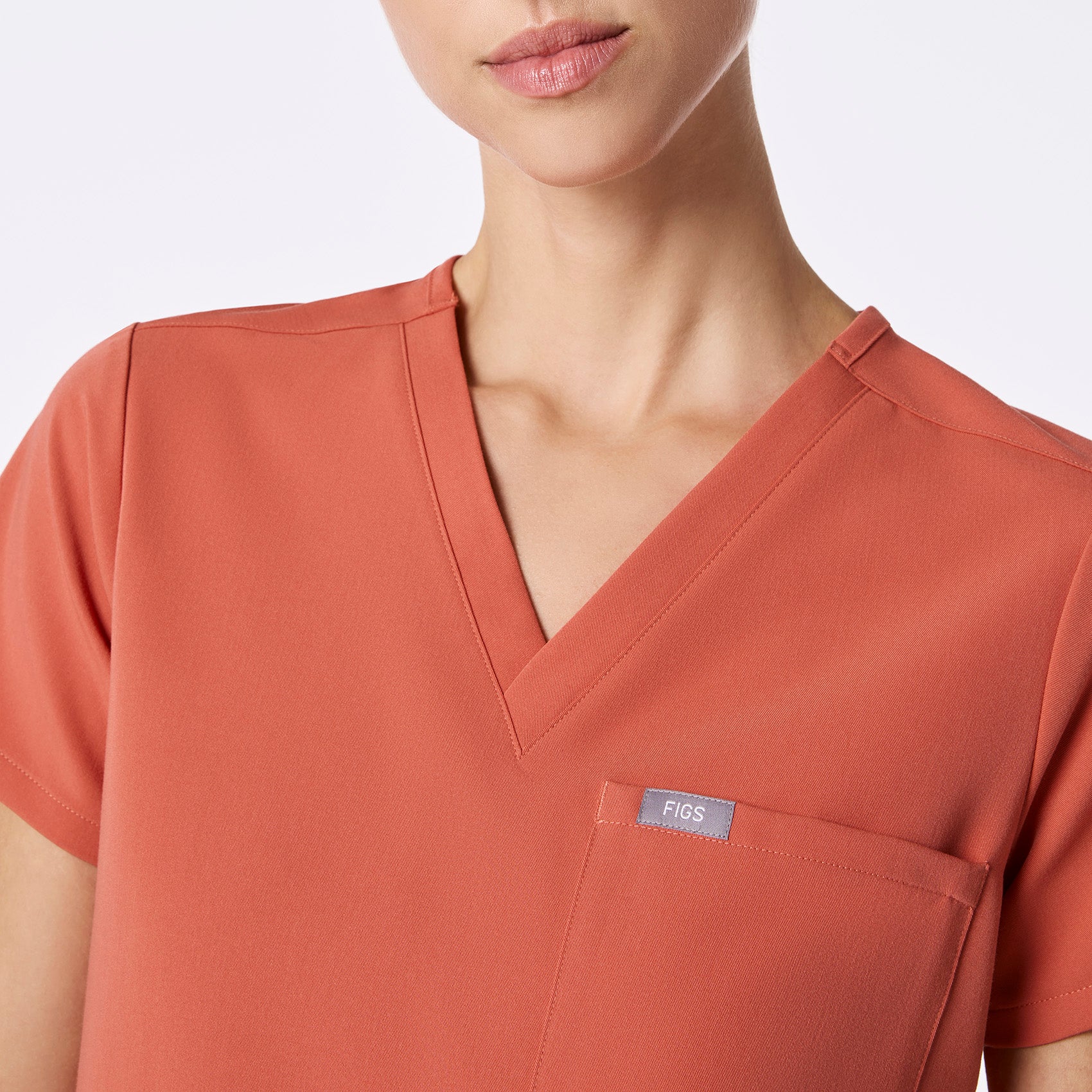 women's Spiced Cider Catarina - One-Pocket Scrub Top™ - Image 5