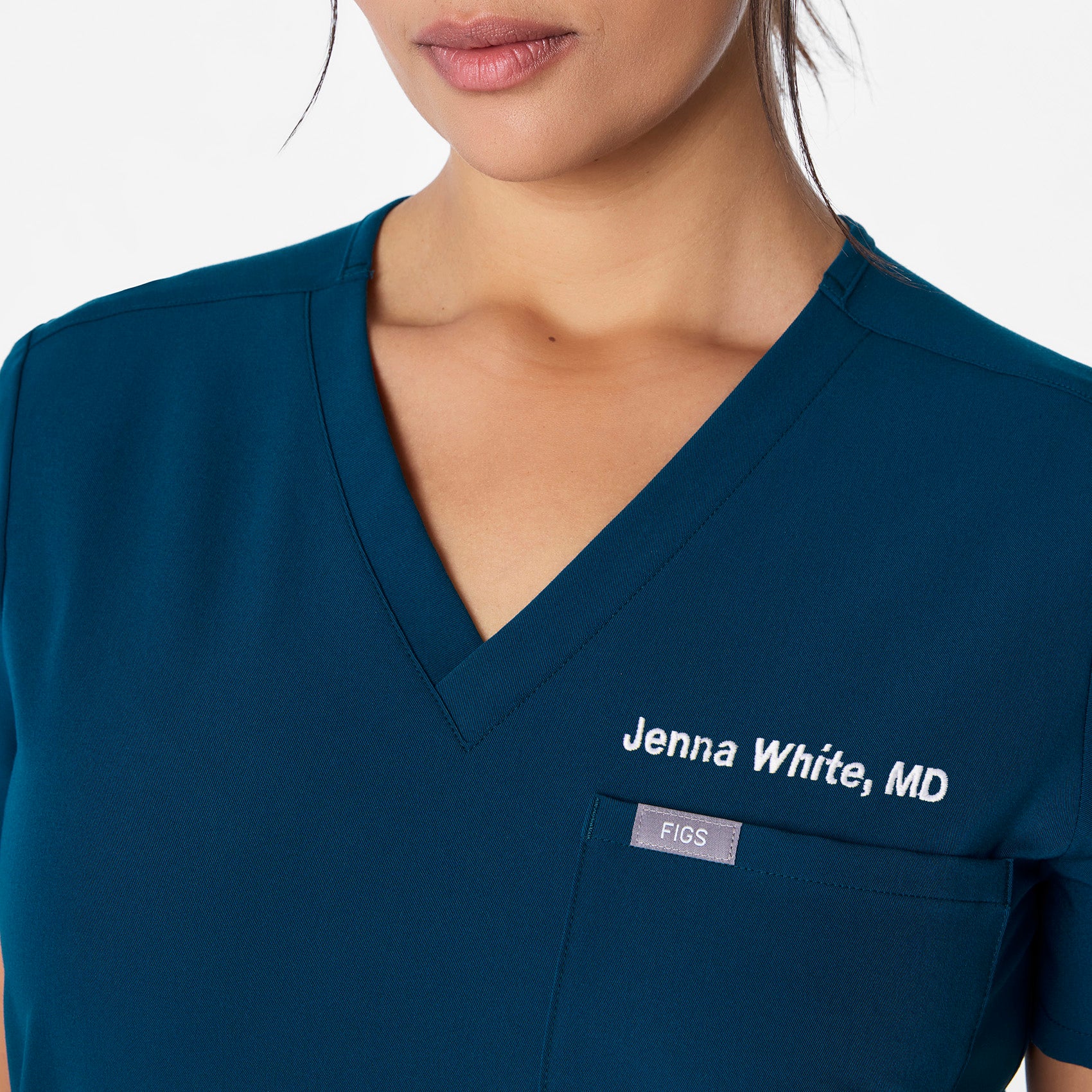 women's Deep Reef Catarina - One-Pocket Scrub Top™ - Image 5