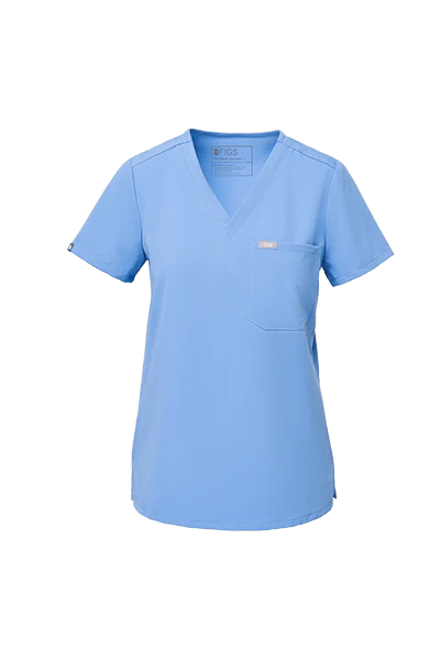 Women's Ceil Blue Catarina™ - One-Pocket Scrub Top - Image 10
