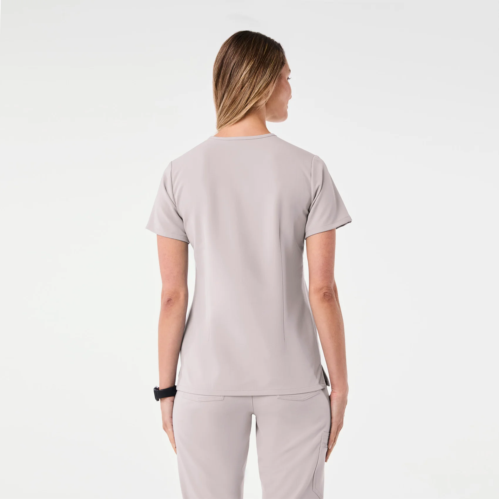 women's Slate Catarina Petite - One-Pocket Scrub Top™ - Image 4
