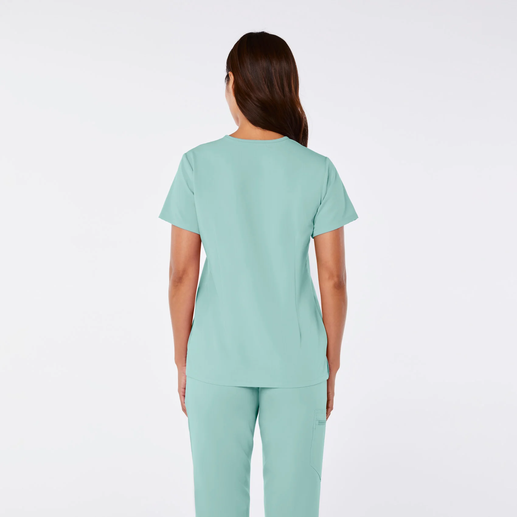 women's  Seaglass Catarina - One-Pocket Scrub Top™ - Image 4