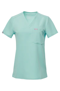 women's Seaglass Catarina Petite - One-Pocket Scrub Top™ - Image 7
