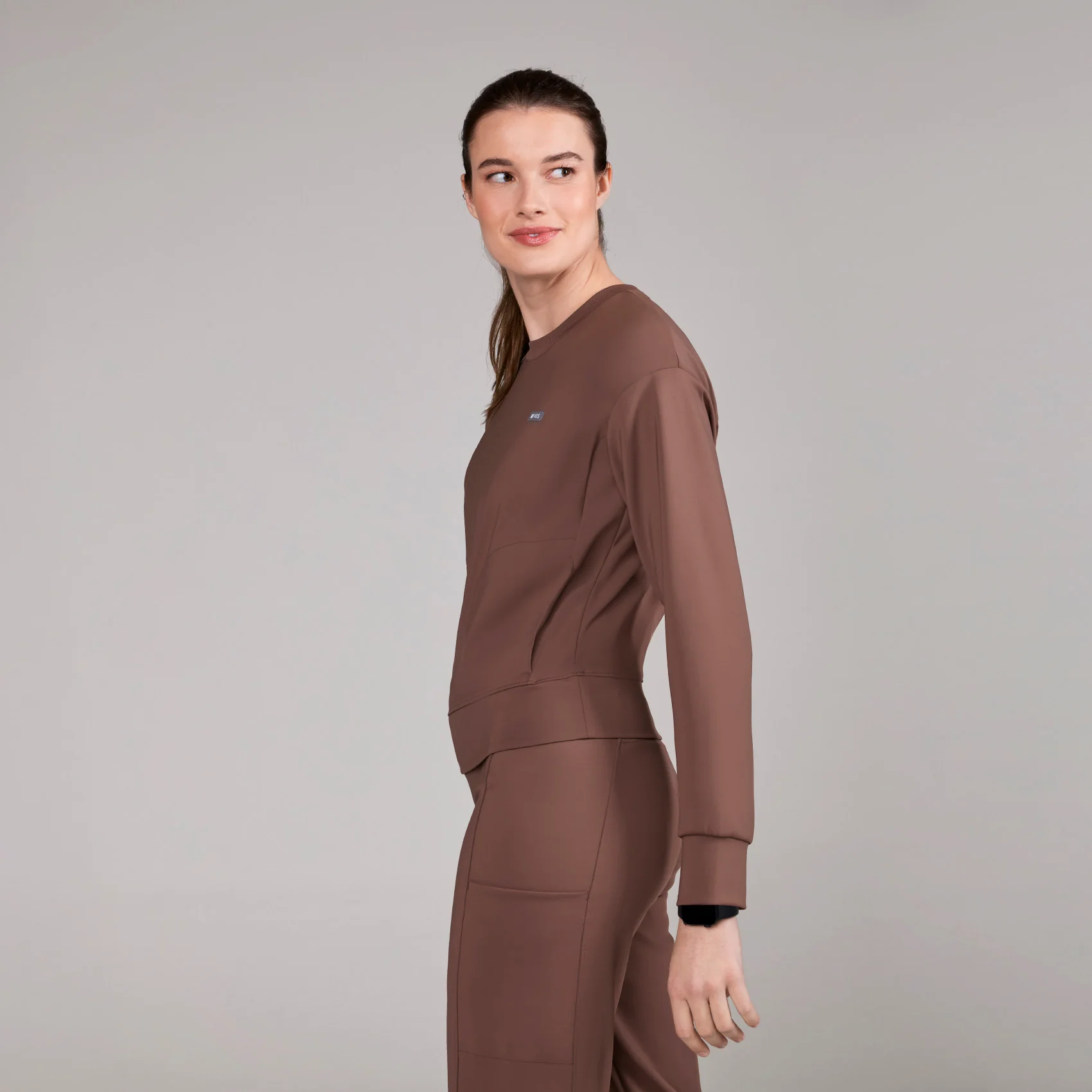 women's Cedar Cornelia FORMx Crewneck - Scrub Top™ - Image 3