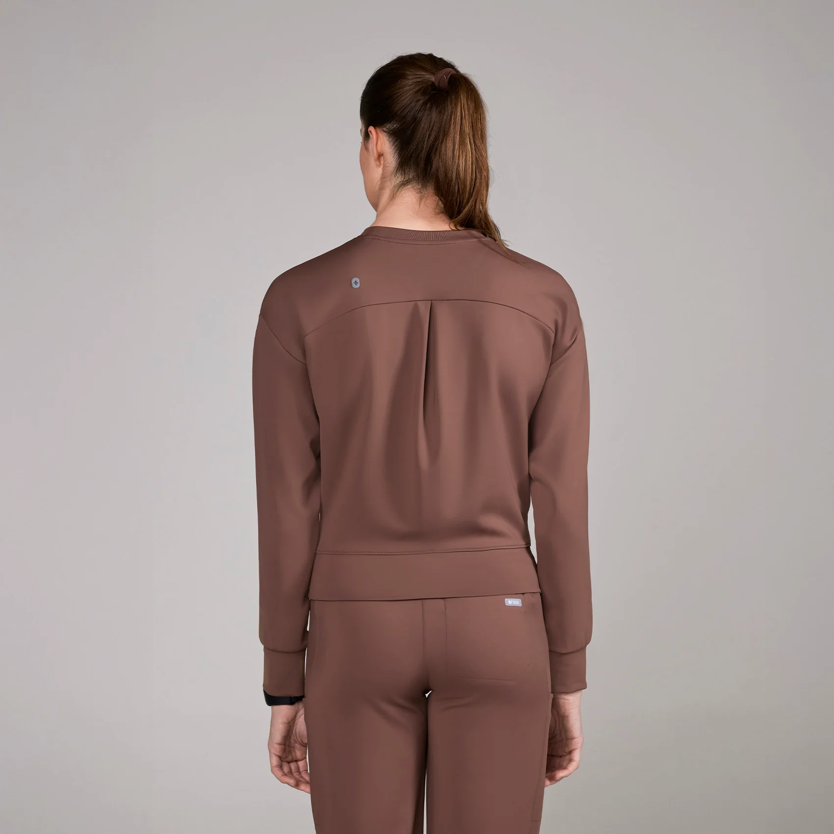 women's Cedar Cornelia FORMx Crewneck - Scrub Top™ - Image 4
