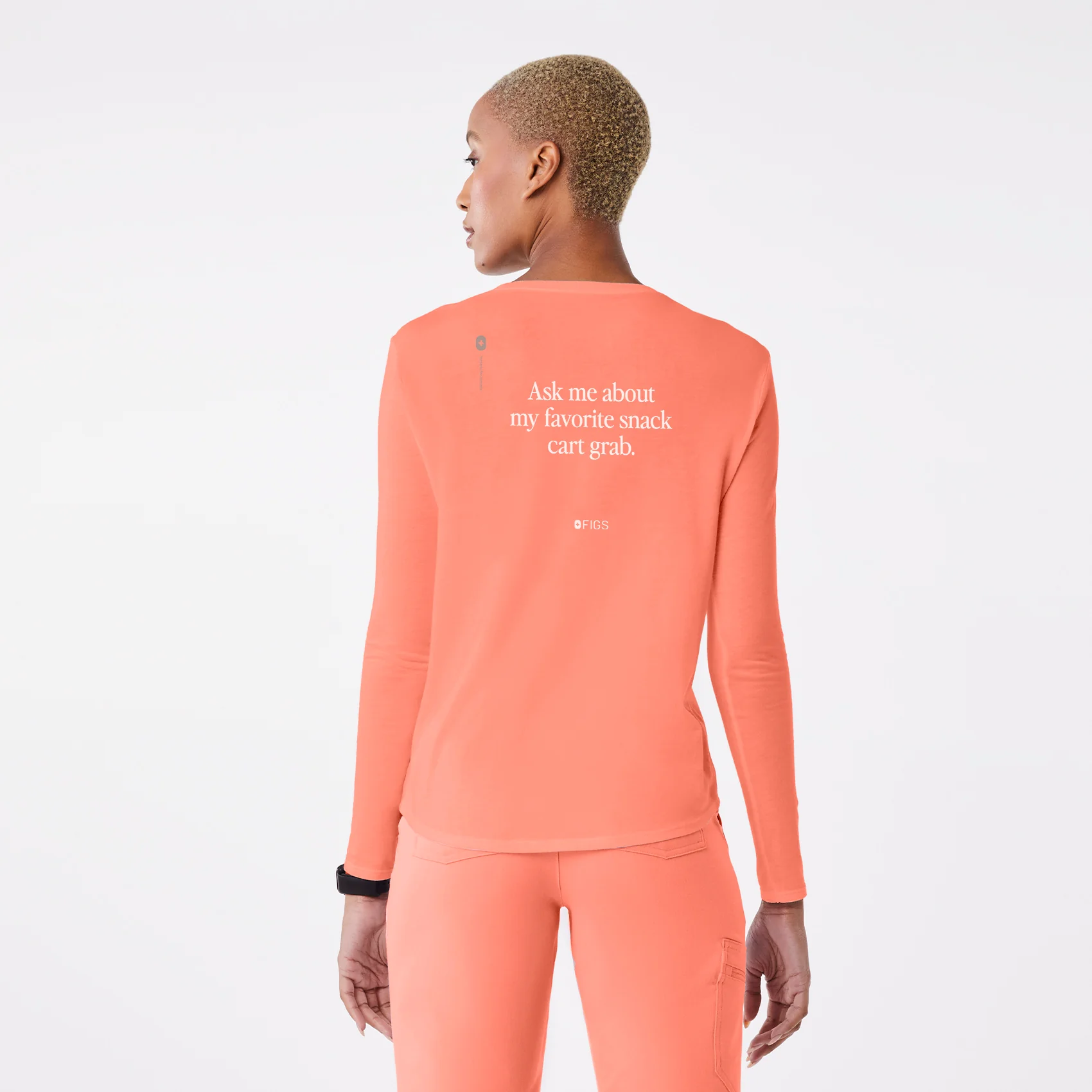 women's Sunset Drift Favorite Snack Supersoft - Longsleeve Underscrub - Image 6
