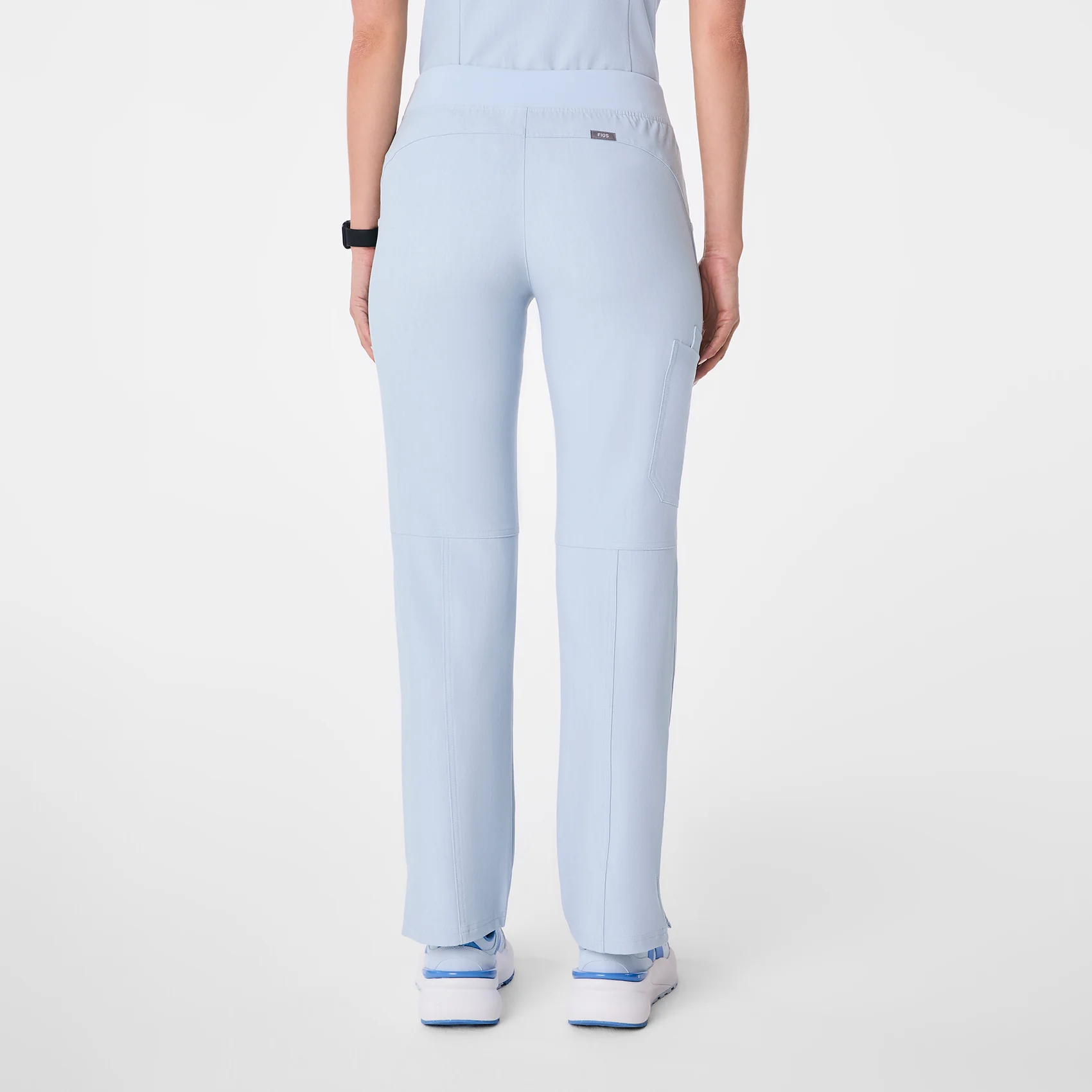 women's Chambray Kade - Petite Cargo Scrub Pant™ - Image 4