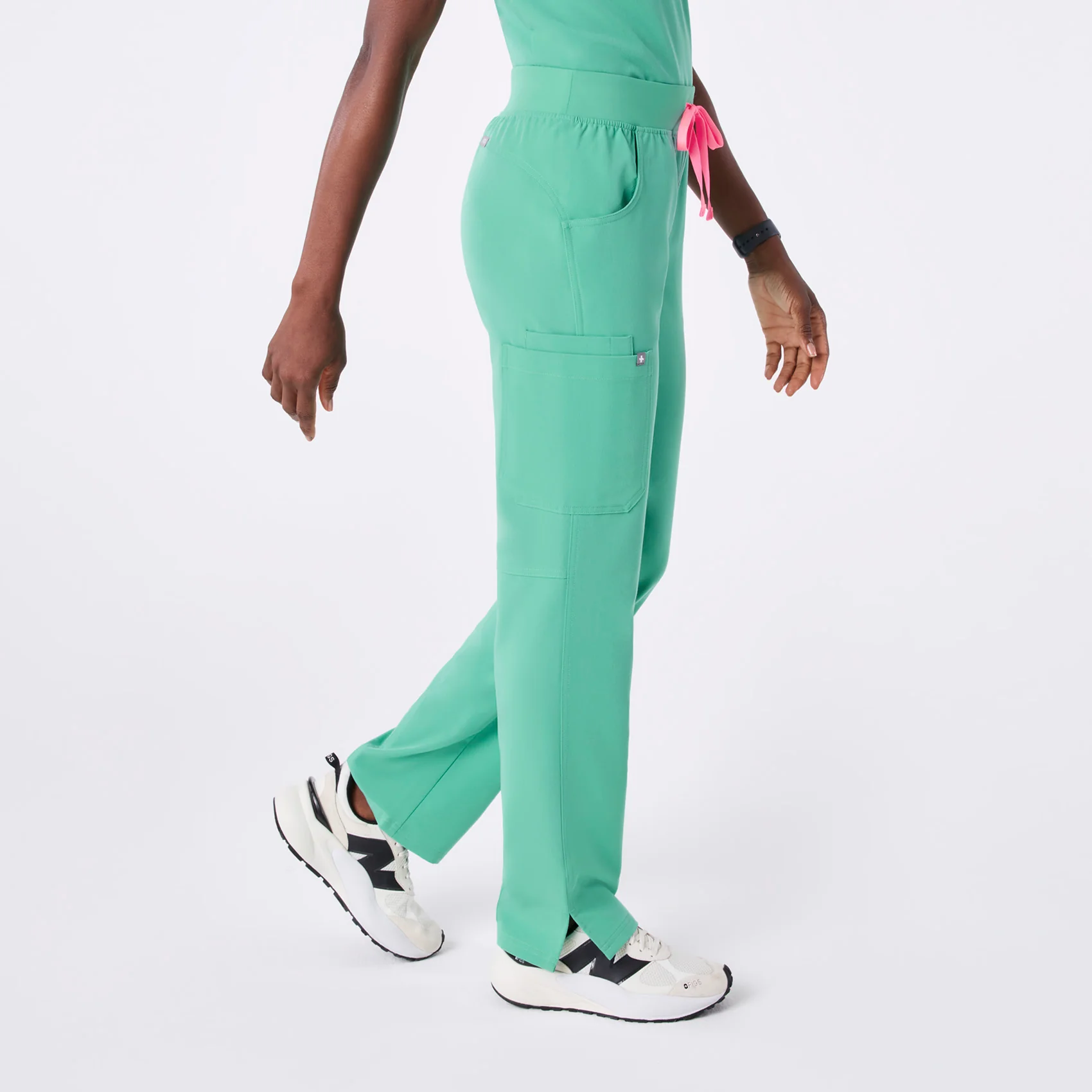 women's Surgical Green Kade - Petite Cargo Scrub Pant™ - Image 3