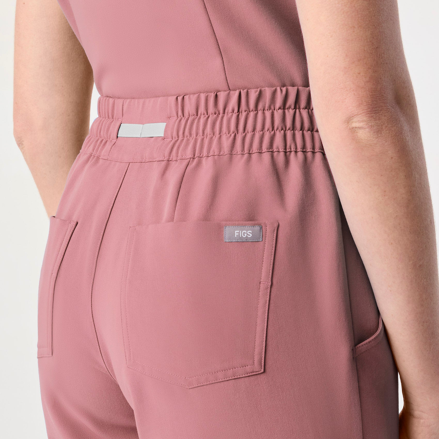 women's Mauve High Waisted Dowa - Scrub Pant - Image 5