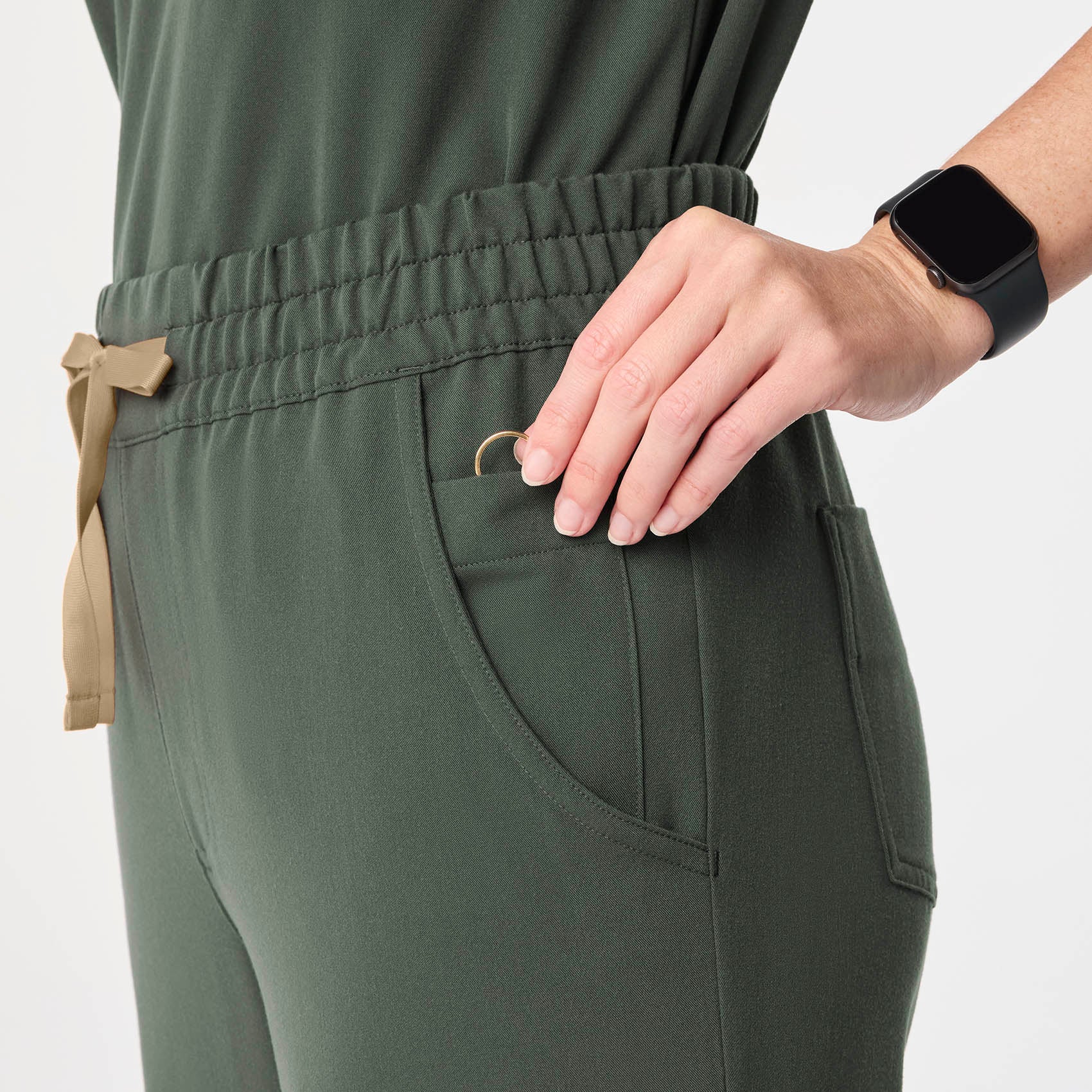 women's Moss High Waisted Dowa - Petite Scrub Pant - Image 7