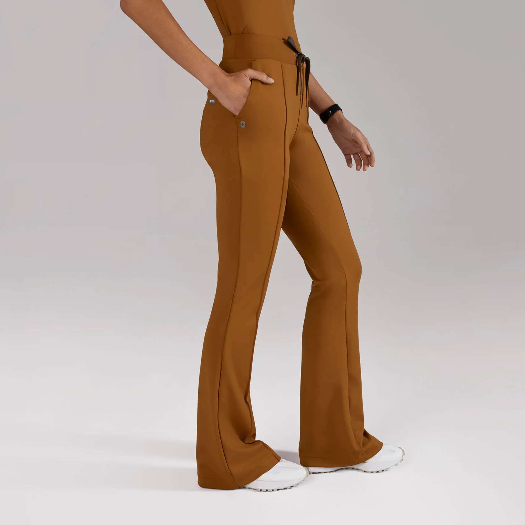 women's Alder High Waisted Evanston FORMx Skinny Flare - Tall Scrub Pant™ - Image 3