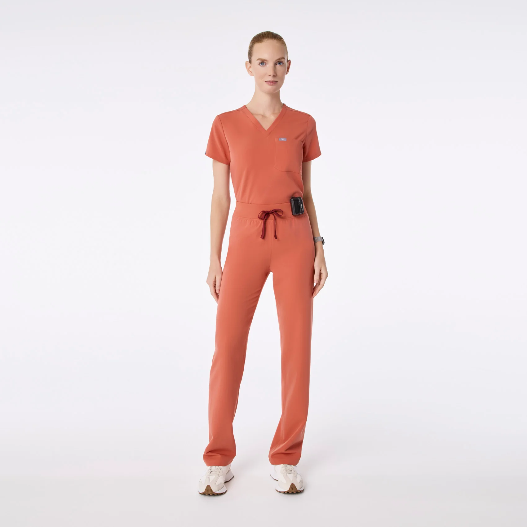 women's Spiced Cider High Waisted Livingston - Tall Basic Scrub Pant™ - Image 2
