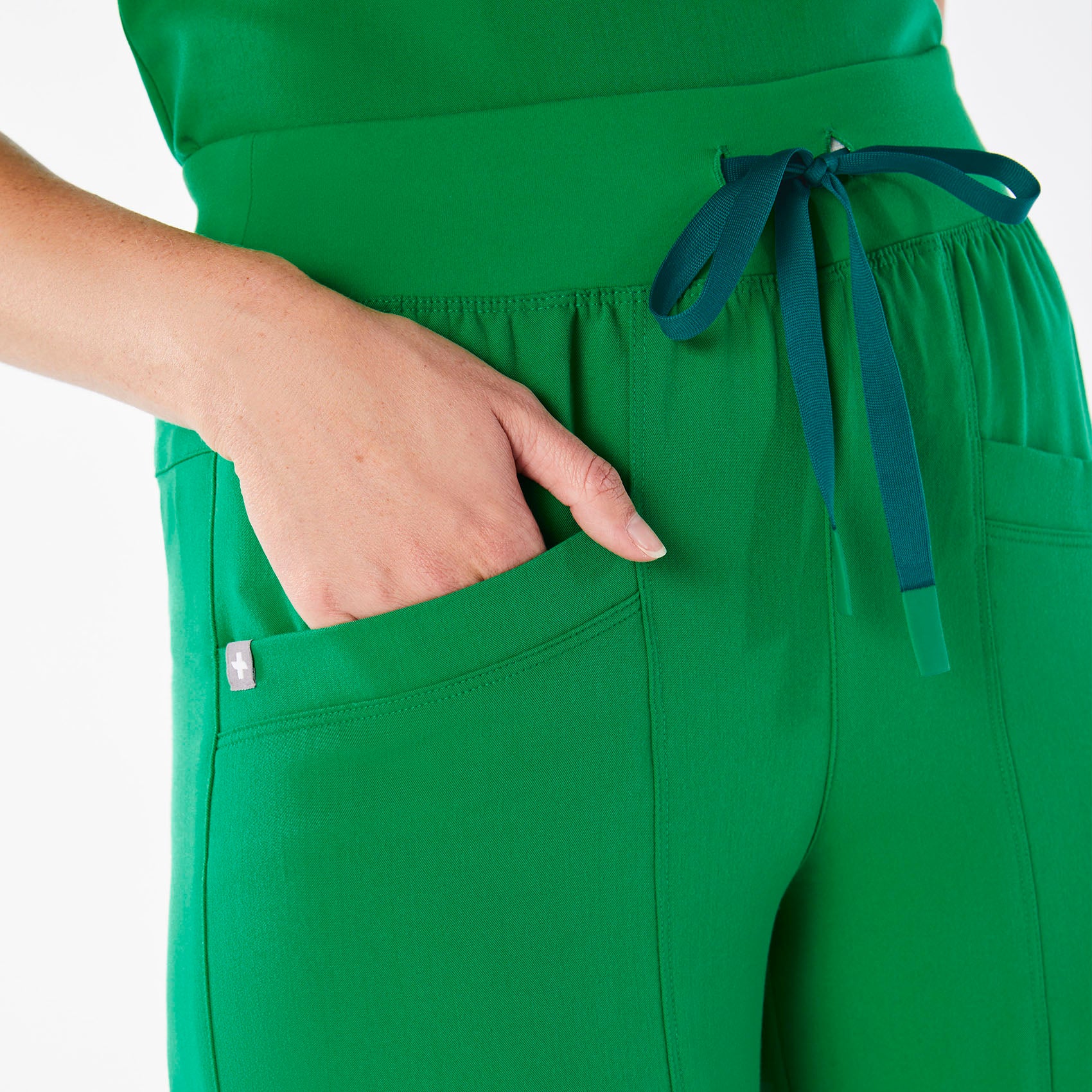 women's Evergreen High Waisted Rio Relaxed Jogger Petite Scrub Pants - Image 5