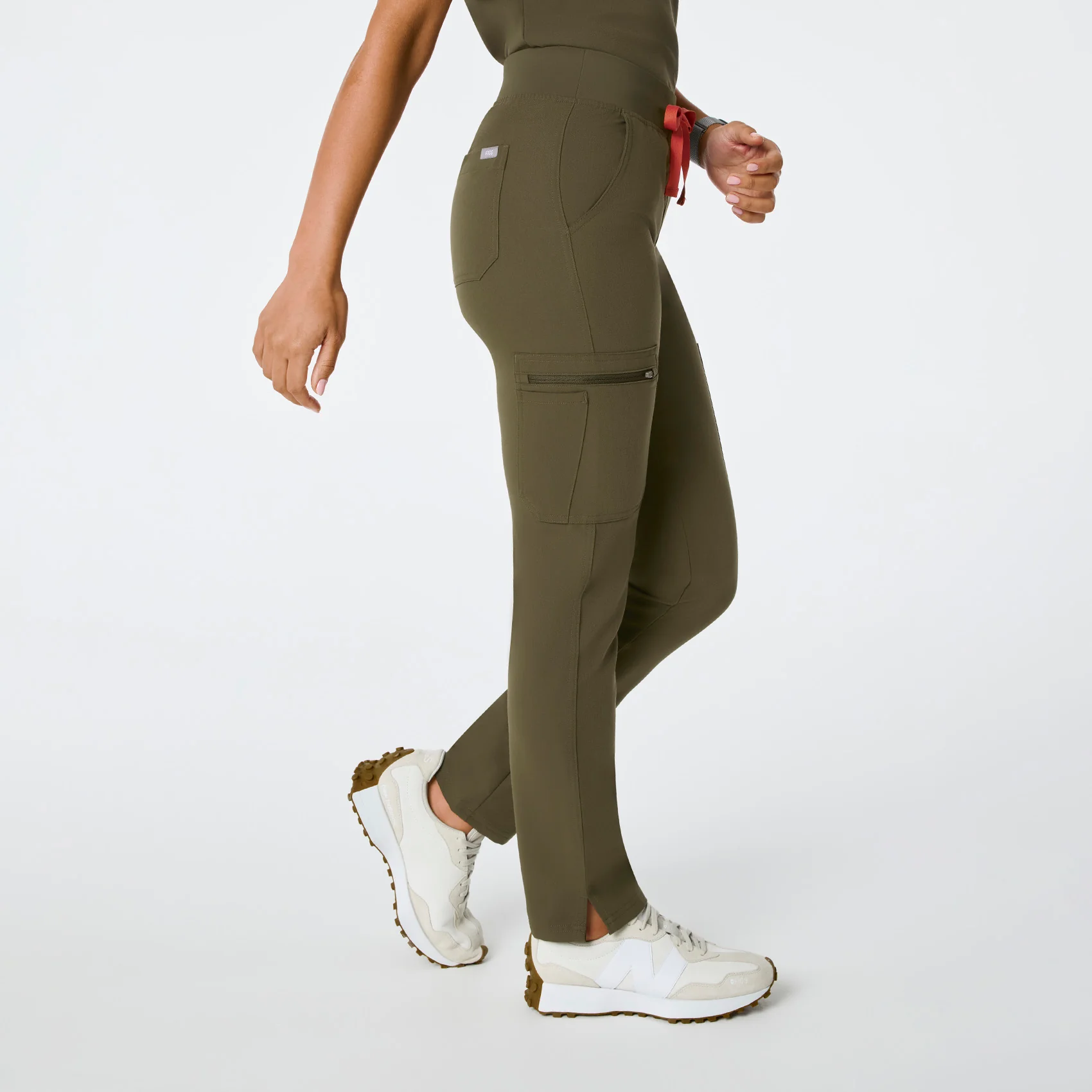 women's Spruce High Waisted Yola - Petite Skinny Scrub Pant™ - Image 3