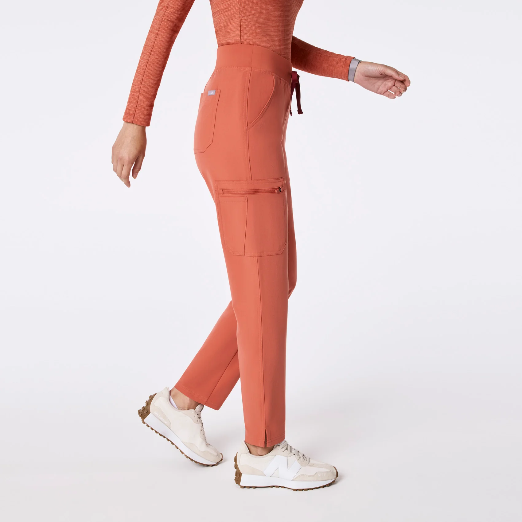 women's Spiced Cider High Waisted Yola - Skinny Scrub Pant™ - Image 3