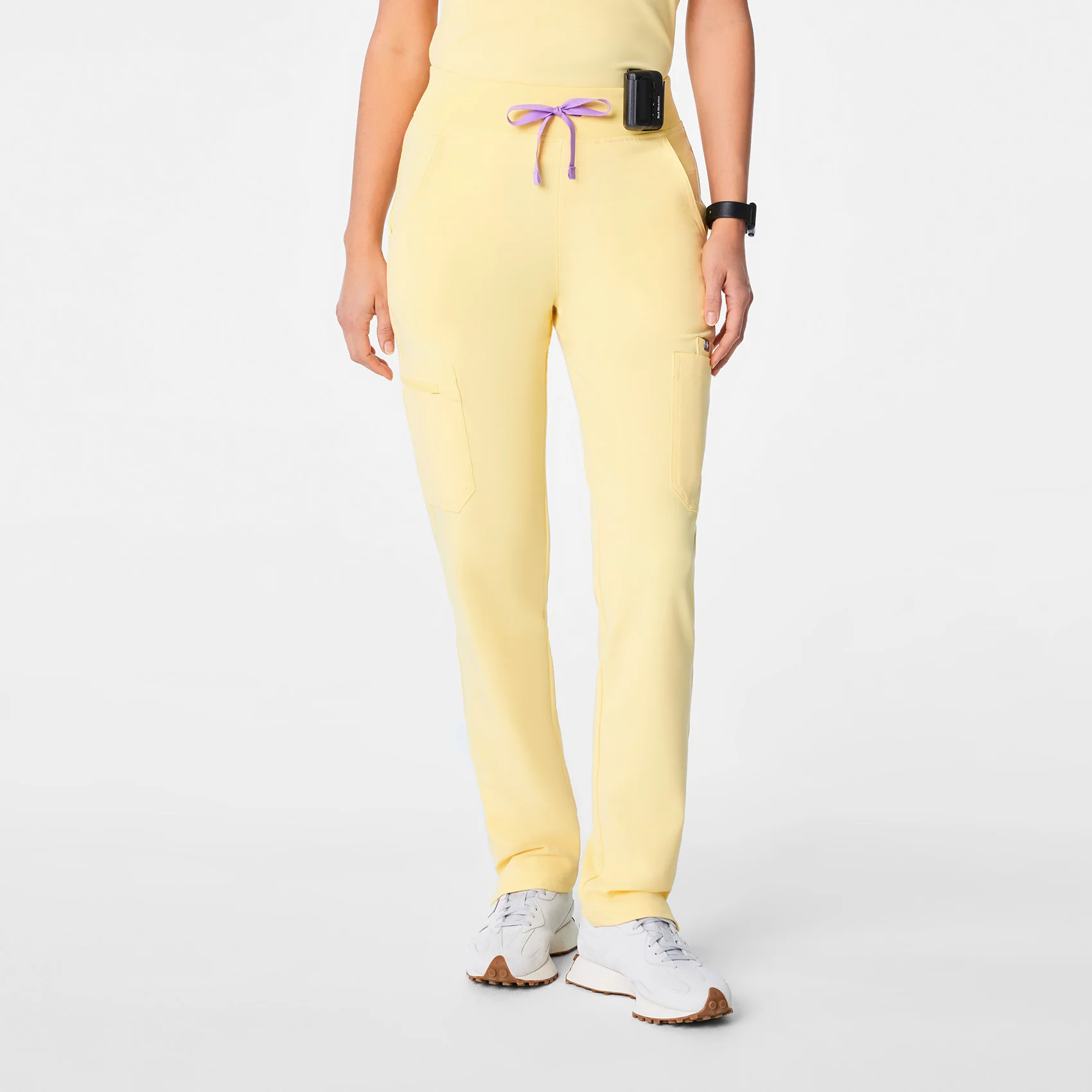 women's Butter Yellow High Waisted Yola - Tall Skinny Scrub Pant™