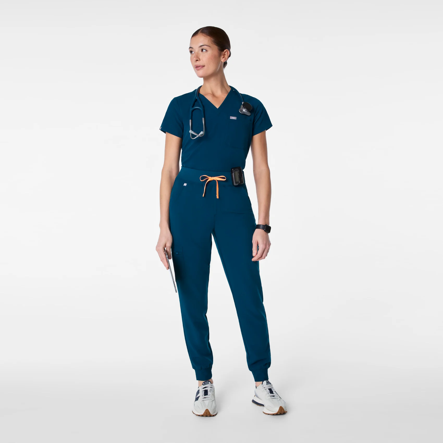 women's Deep Reef High Waisted Zamora - Petite Jogger Scrub Pant™ - Image 2