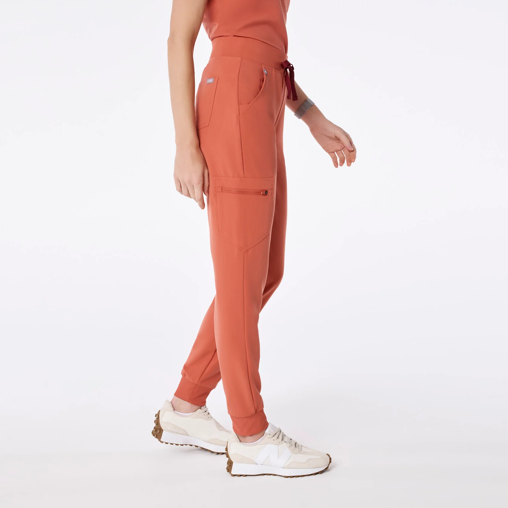 women's Spiced Cider High Waisted Zamora - Jogger Scrub Pant™ - Image 3