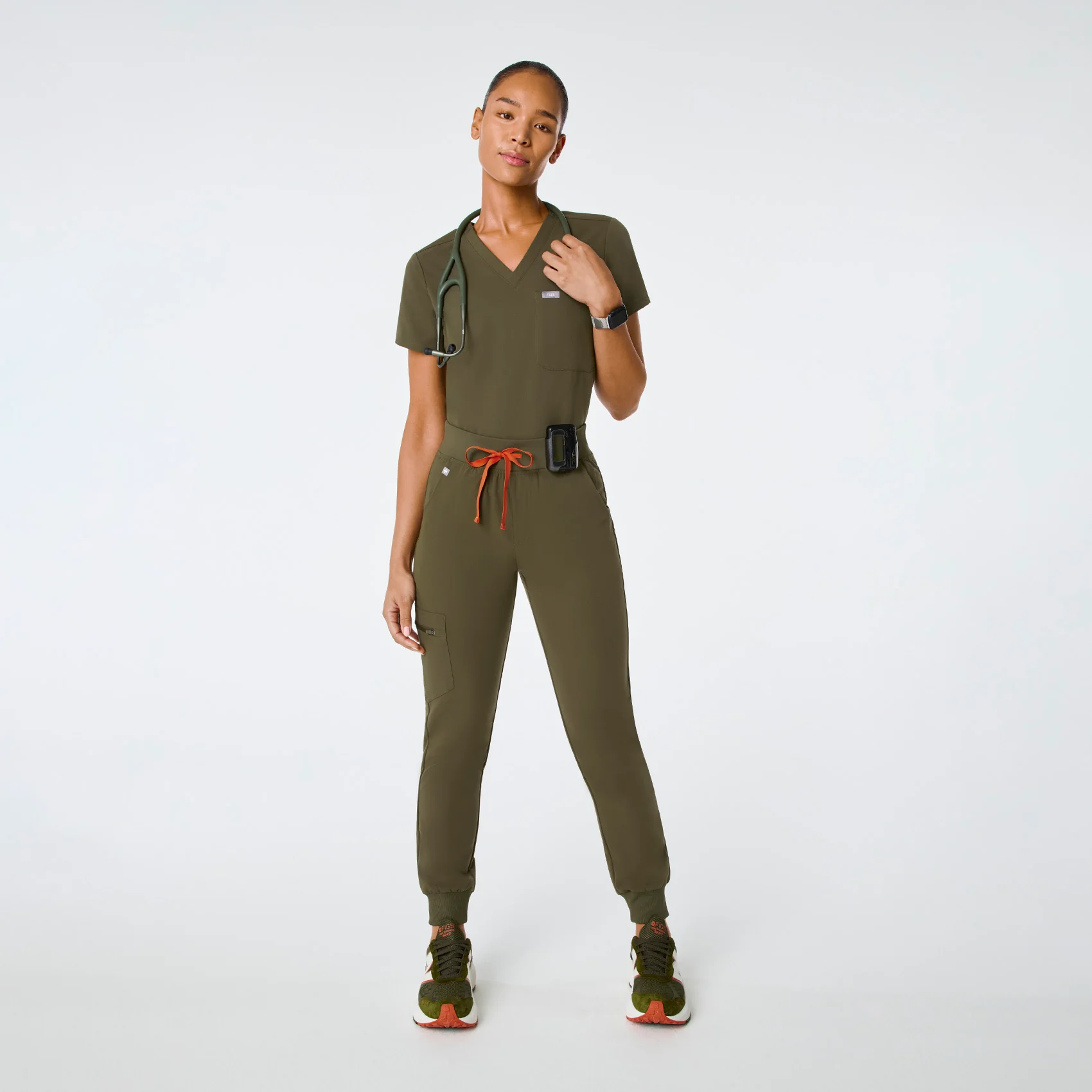 women's Spruce High Waisted Zamora - Tall Jogger Scrub Pant™ - Image 2