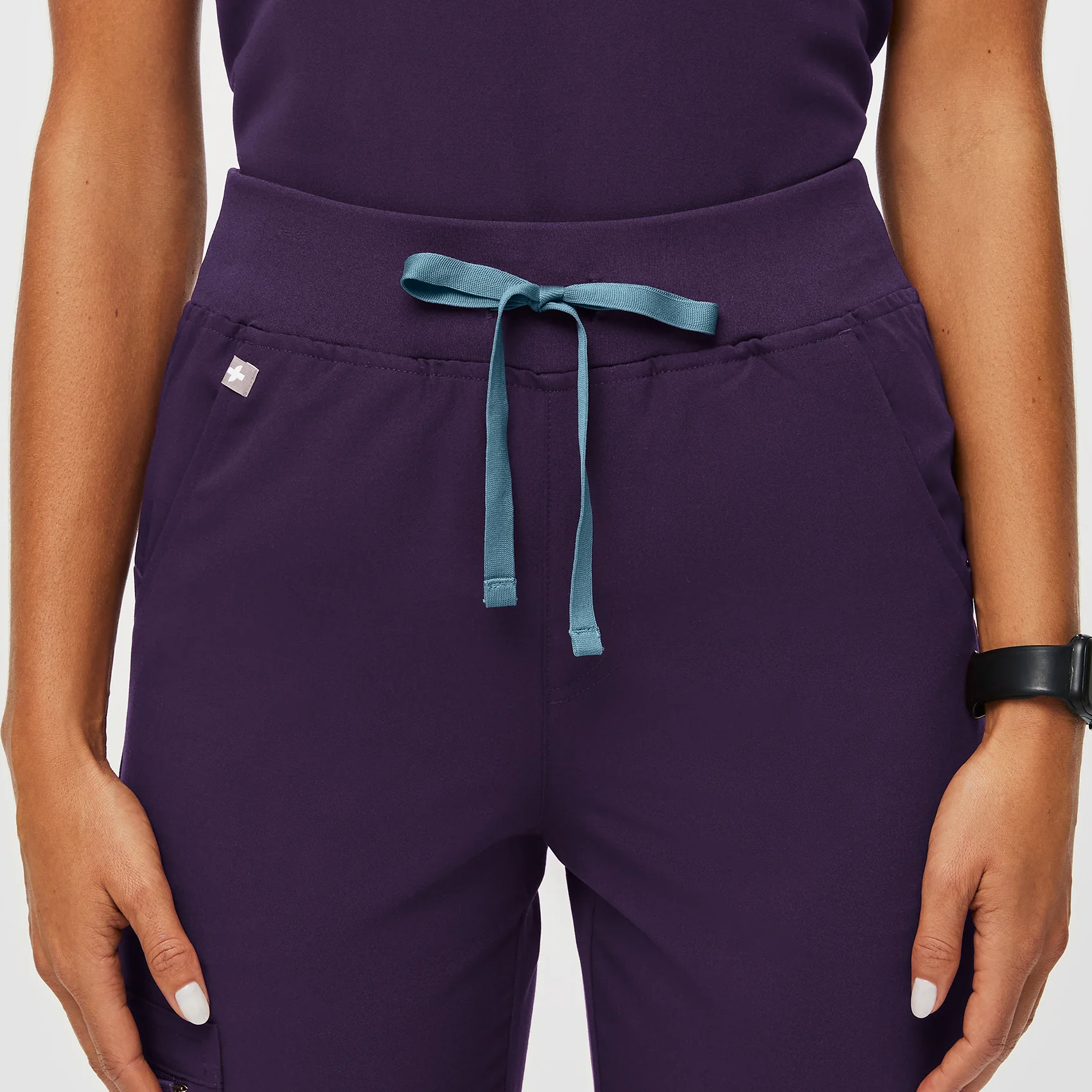 women's Purple Jam High Waisted Zamora - Petite Jogger Scrub Pant™ - Image 5
