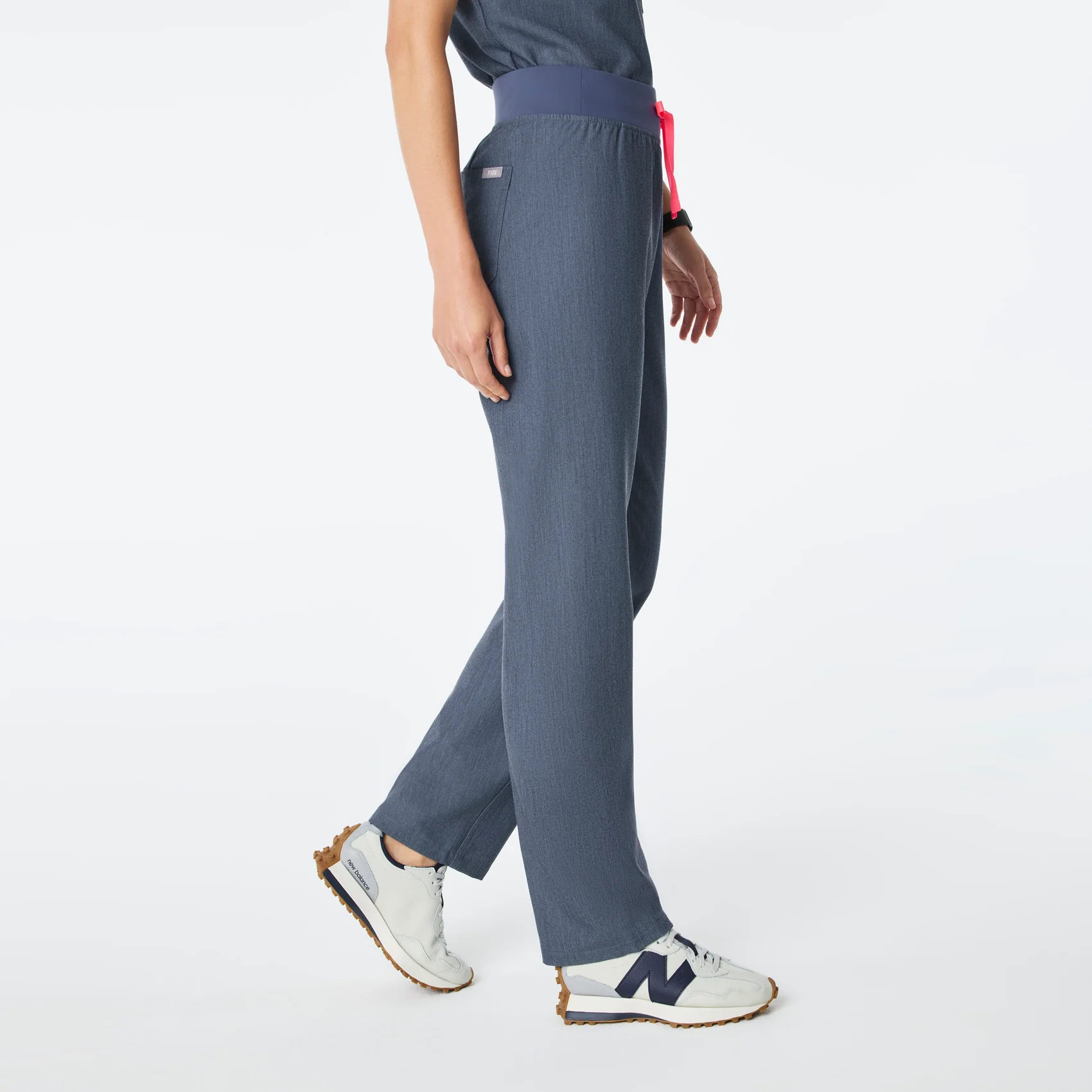 women's Heather Denim High Waisted Livingston - Basic Scrub Pant™ - Image 3