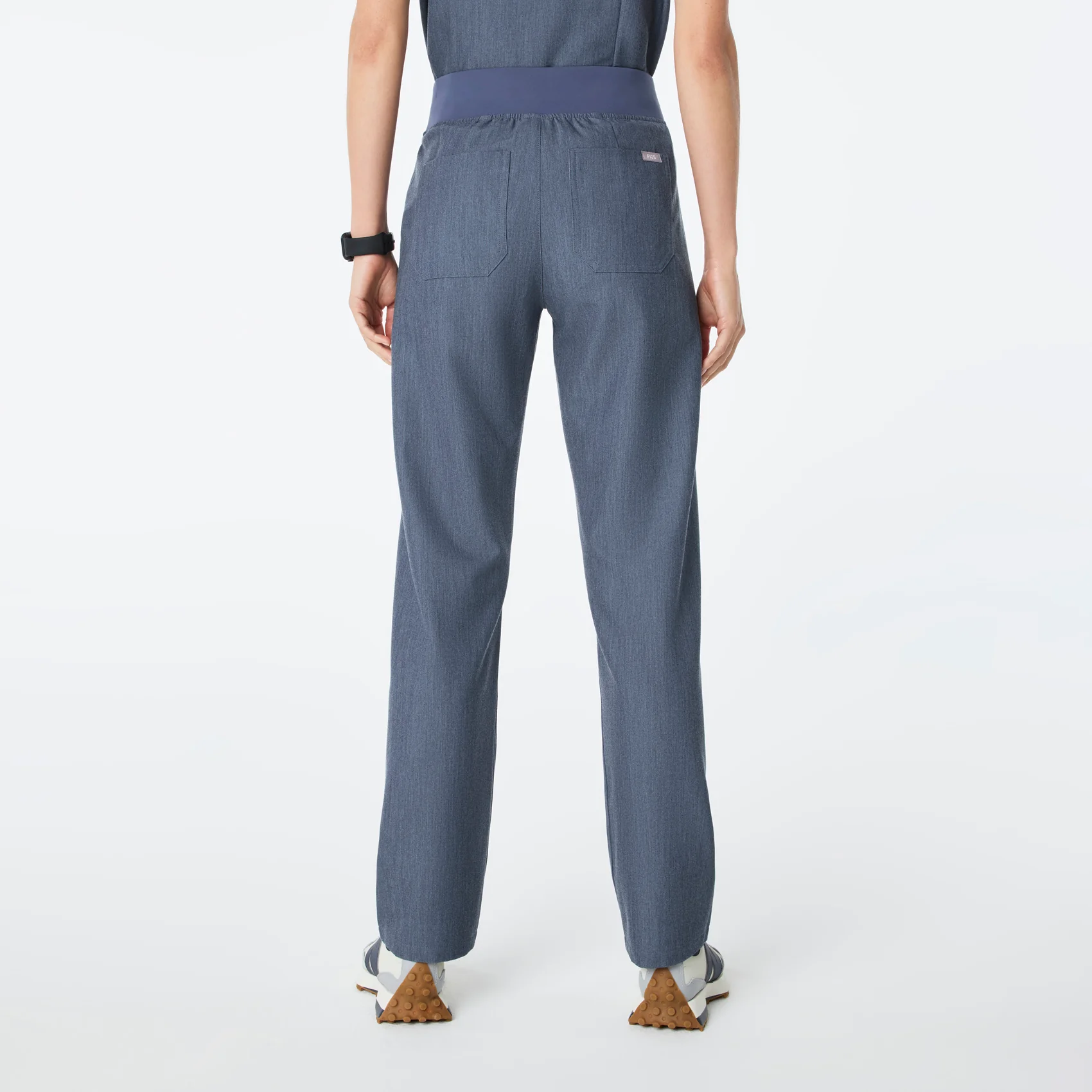 women's Heather Denim High Waisted Livingston - Tall Basic Scrub Pant™ - Image 4