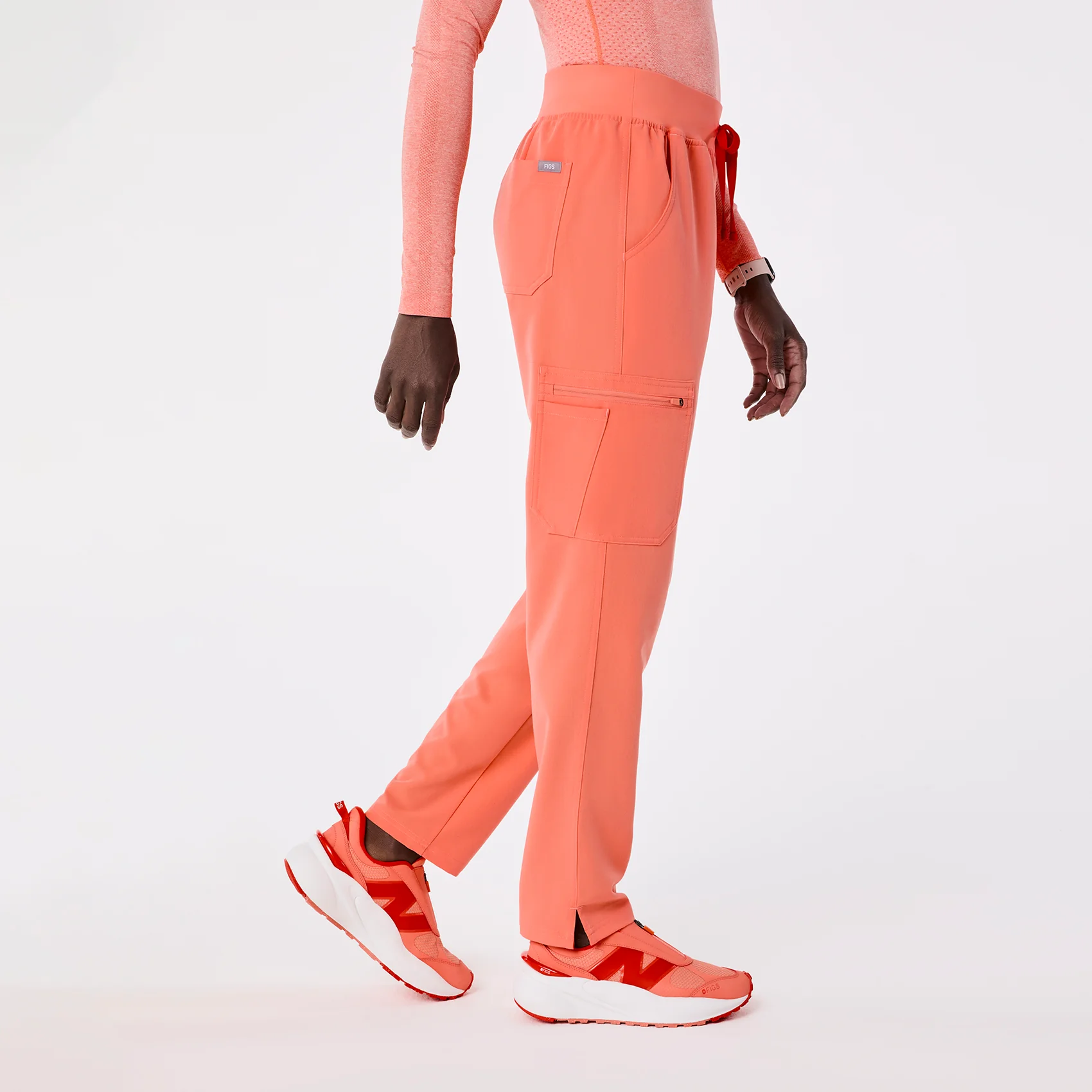 women's Sunset Drift High Waisted Yola - Petite Skinny Scrub Pant™ - Image 3