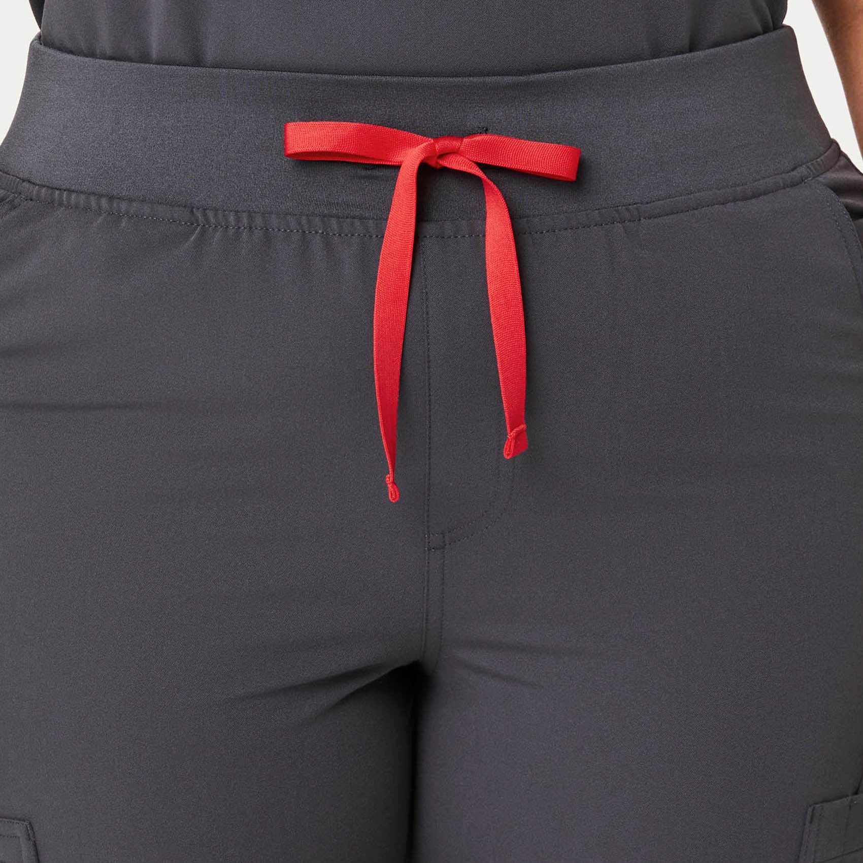 women's Charcoal High Waisted Yola™ - Petite Skinny Scrub Pants (3XL - 6XL) - Image 5
