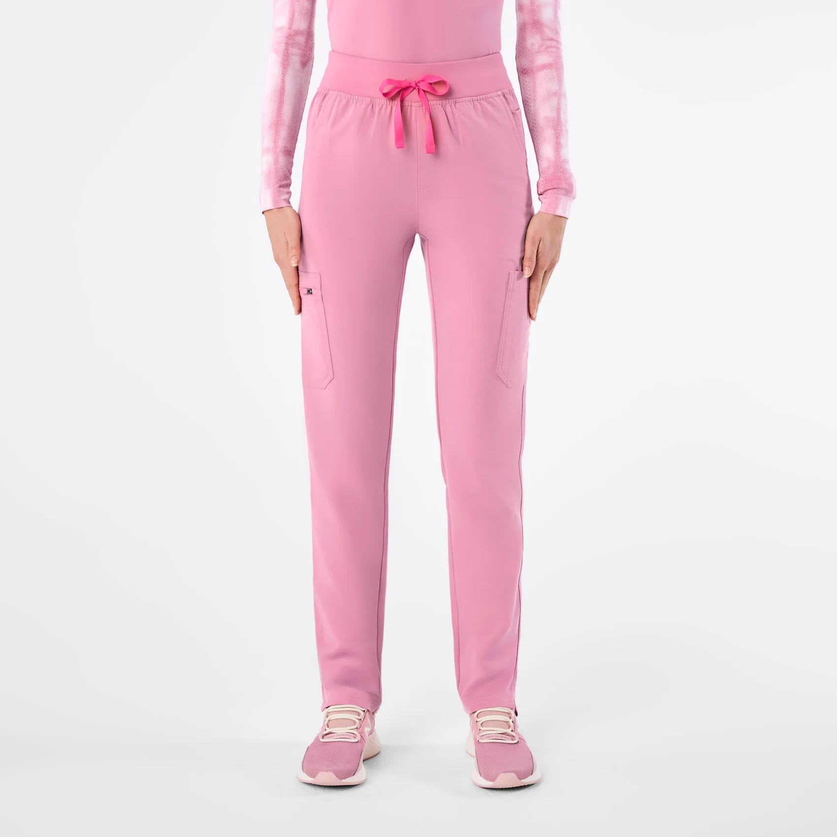 women's Chalk Pink High Waisted Yola - Tall Skinny Scrub Pant™