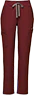 women's Burgundy High Waisted Yola™ - Skinny Scrub Pants (3XL - 6XL) - Image 8