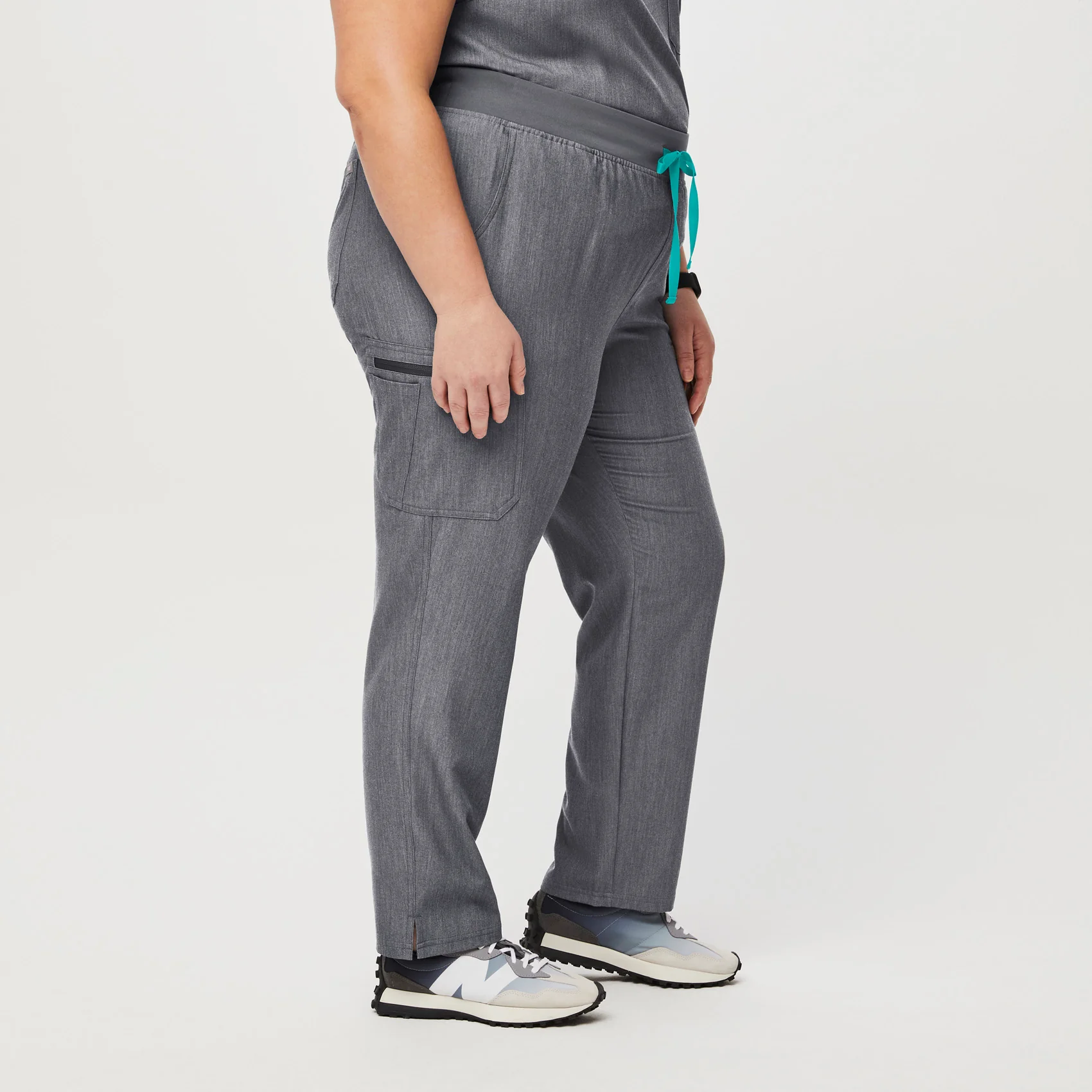 women's Graphite High Waisted Yola™ - Tall Skinny Scrub Pants (3XL - 6XL) - Image 3