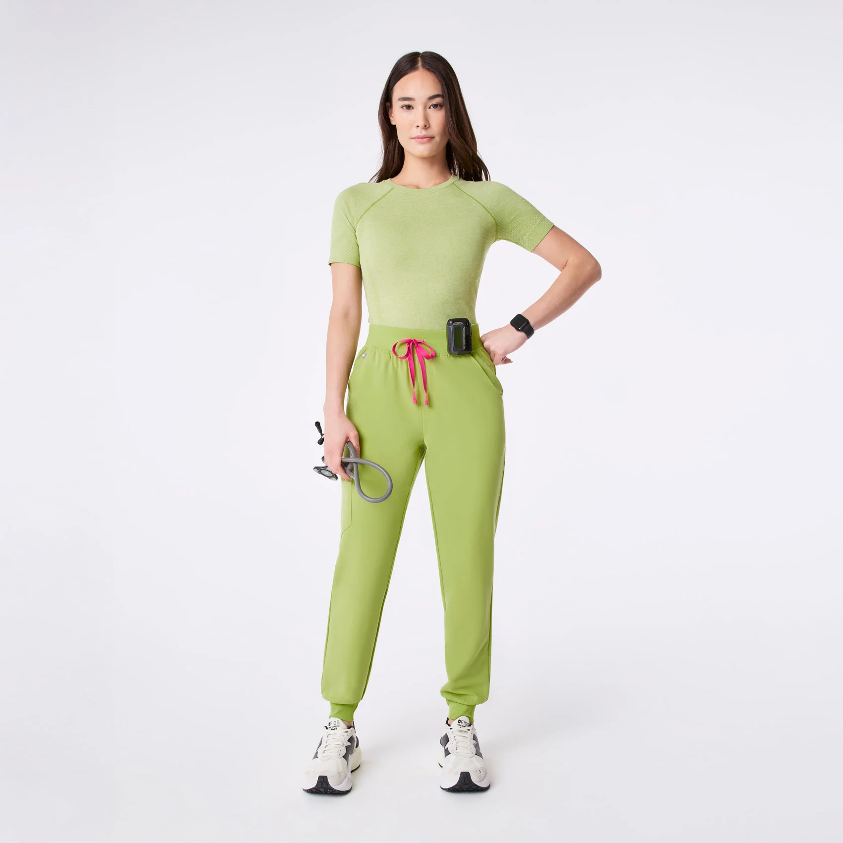 women's Matcha High Waisted Zamora - Jogger Scrub Pant™ - Image 2
