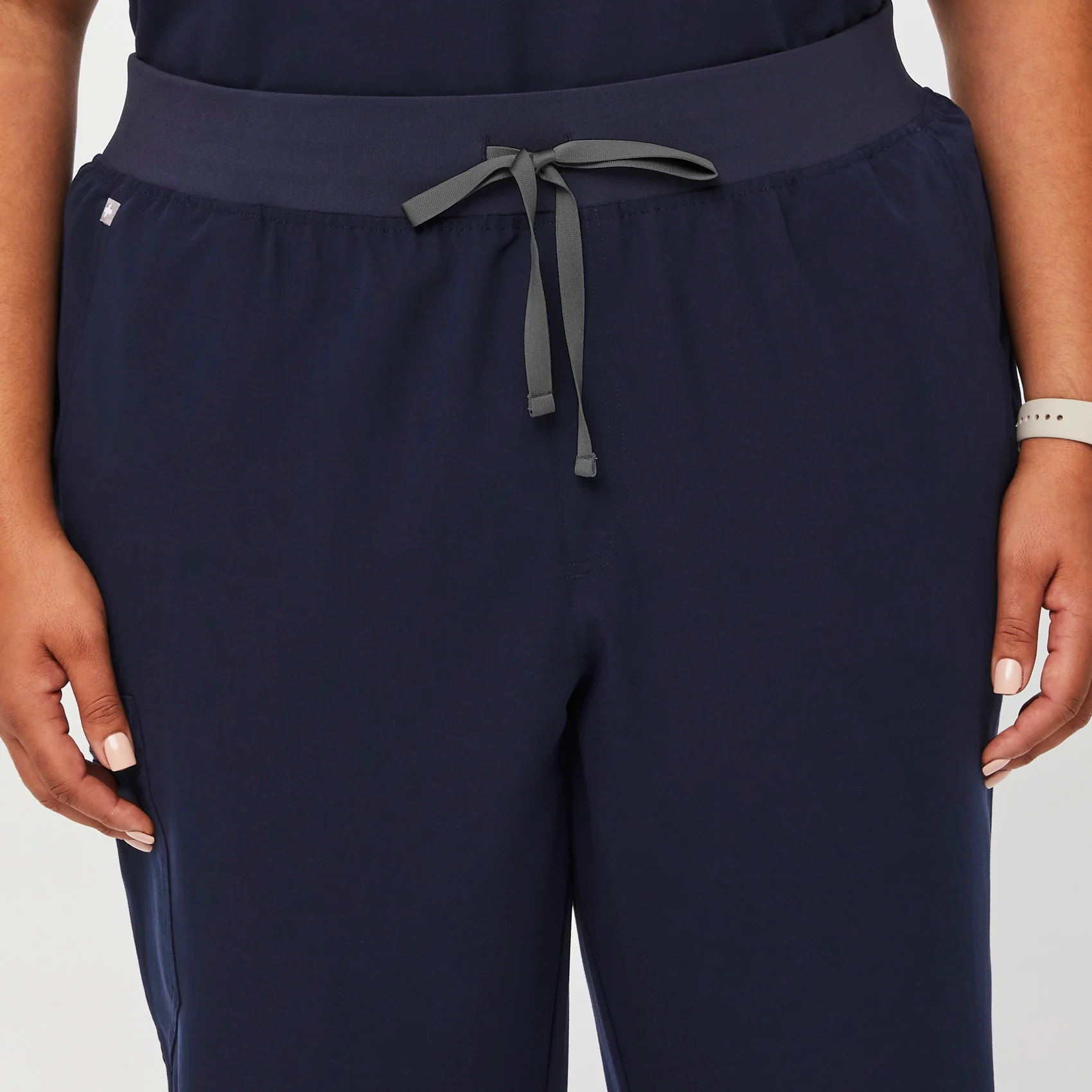 women's Navy High Waisted Zamora™ - Jogger Scrub Pants (3XL - 6XL) - Image 5