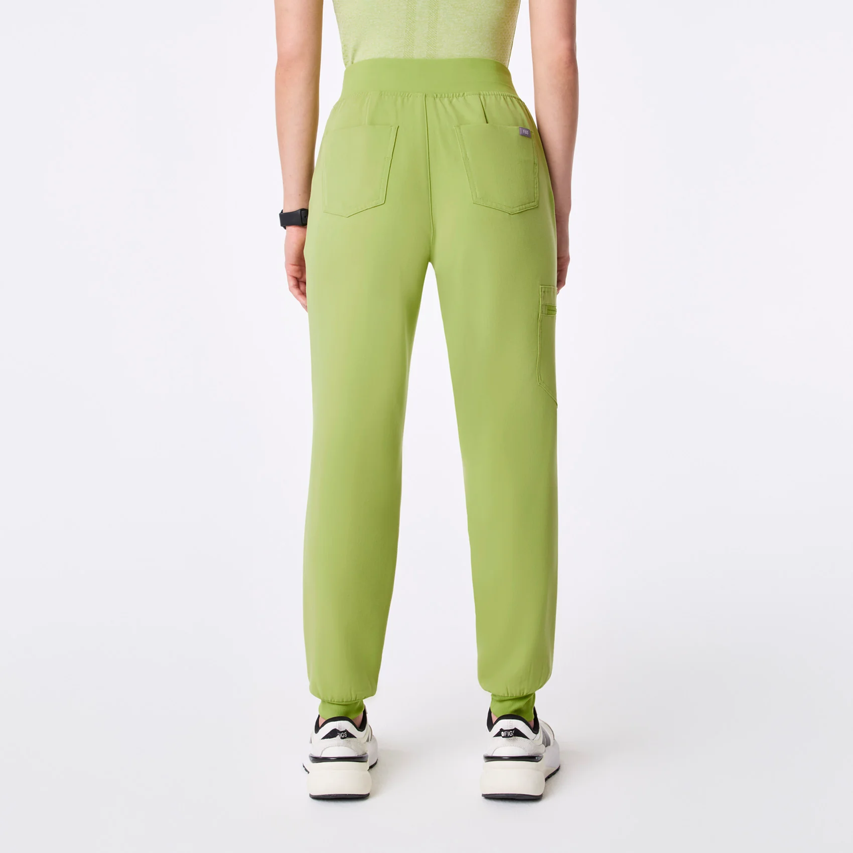 women's Matcha High Waisted Zamora - Petite Jogger Scrub Pant™ - Image 4