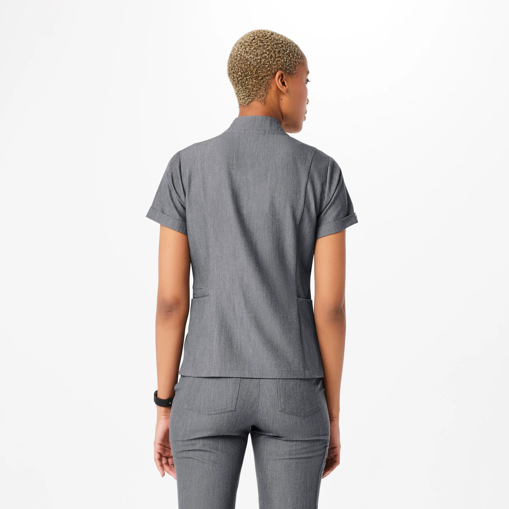 women's Graphite Inala - Slim Scrub Top - Image 4